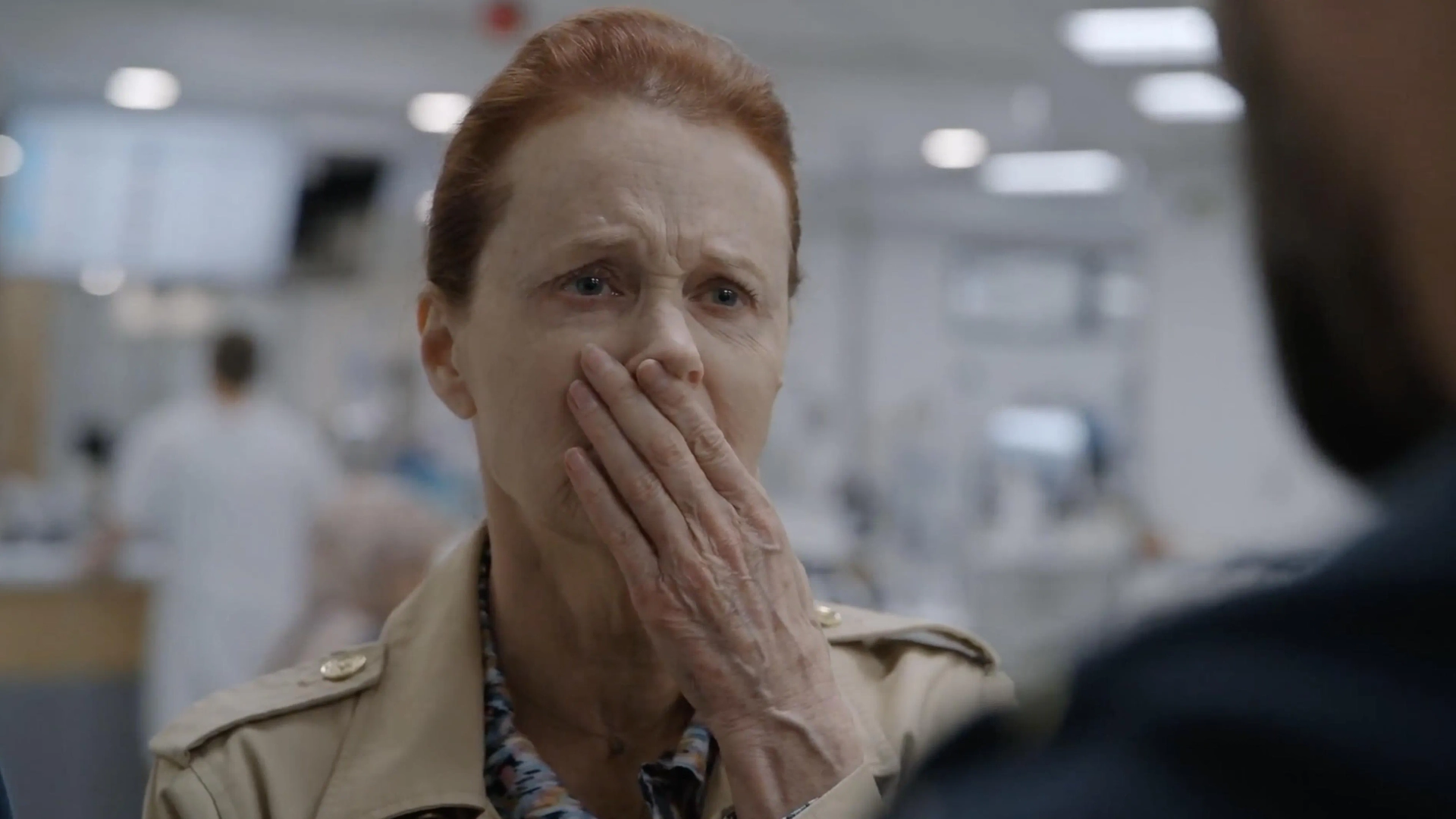 Rebecca Tilney as 'Helen Spencer' in 'The Pitt' (MAX)