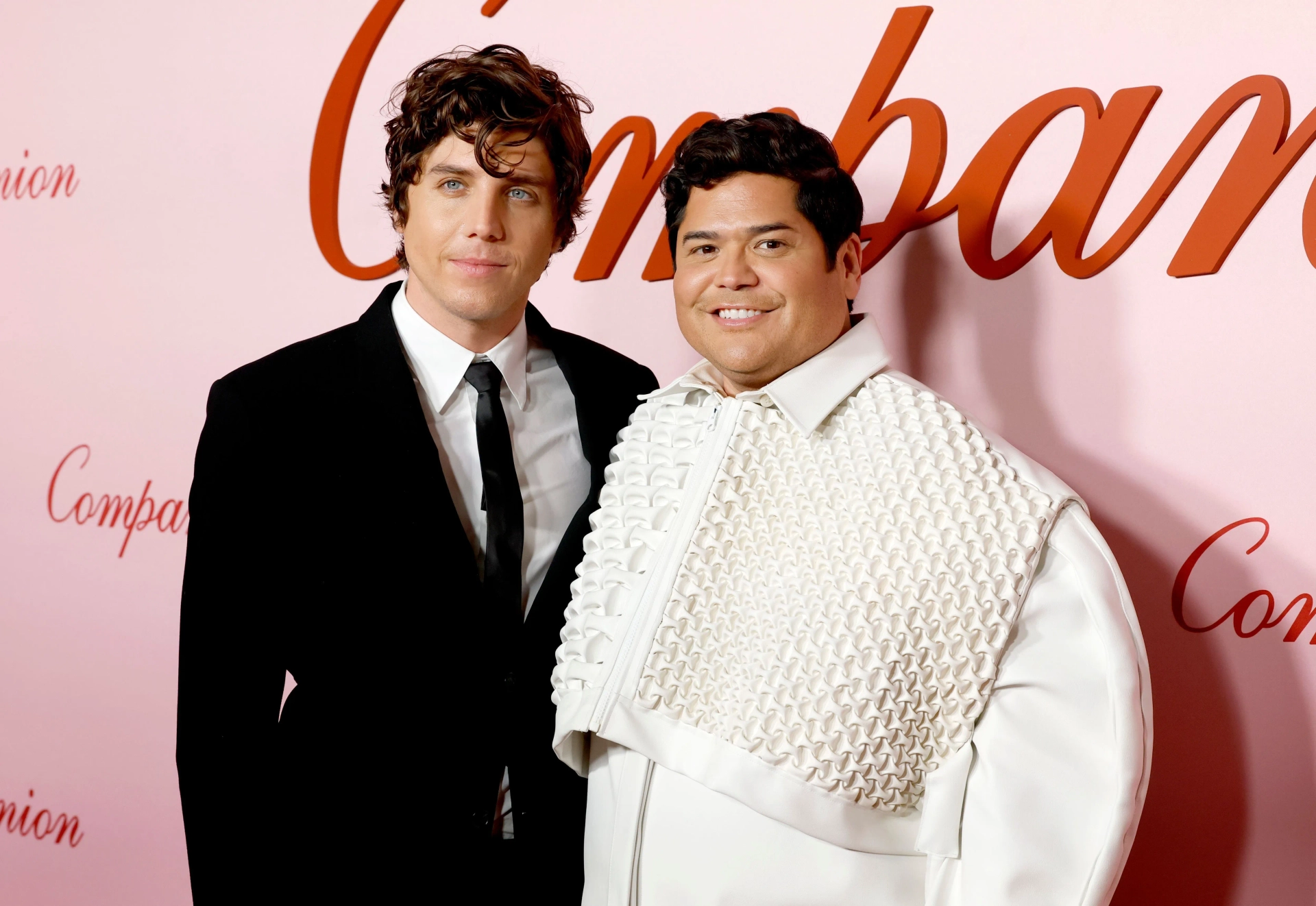Harvey Guillén and Lukas Gage at an event for Companion (2025)