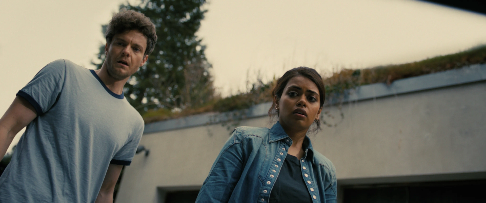 Megan Suri and Jack Quaid in Companion (2025)