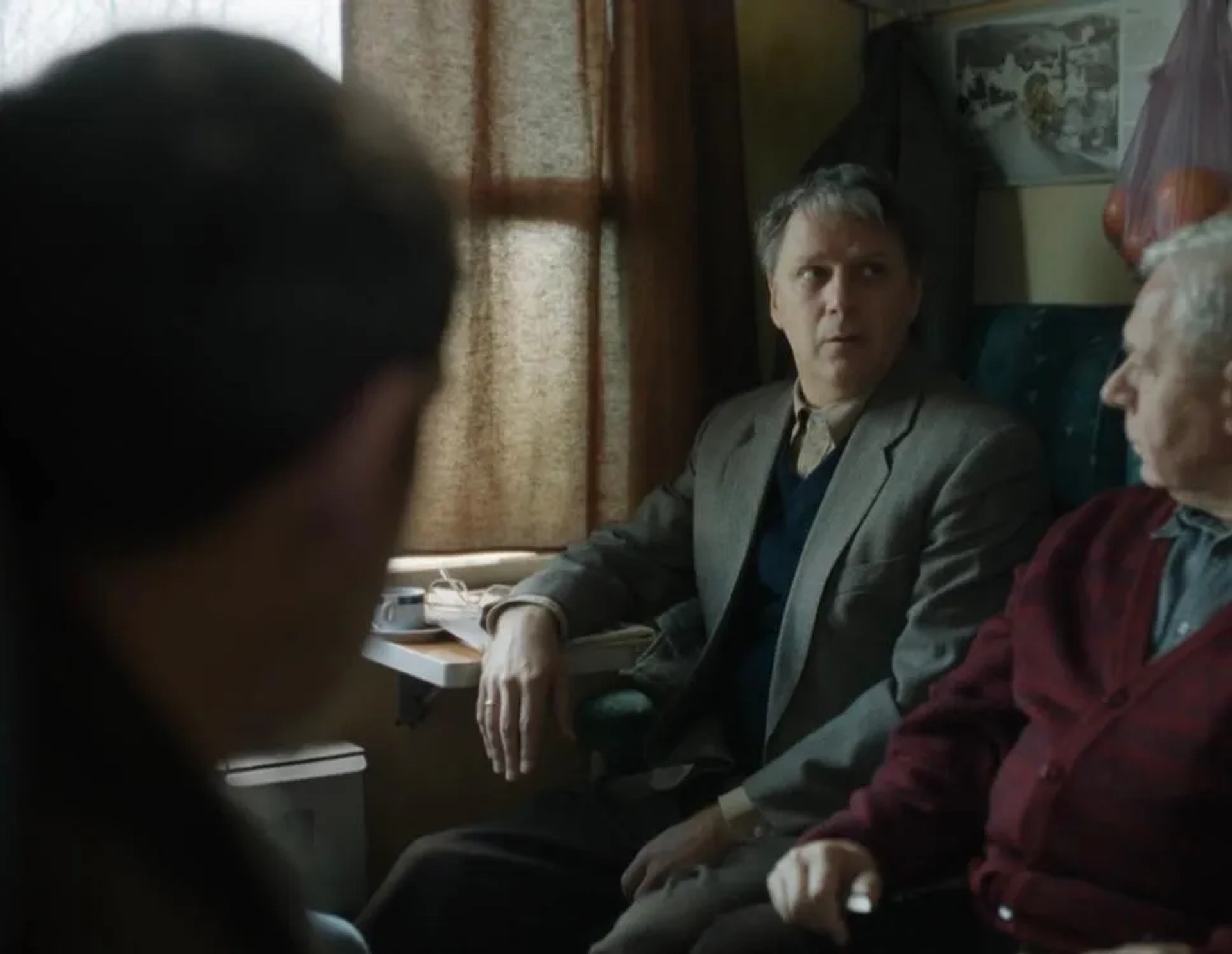 Dragan Micanovic, Dusan Gojic, and Goran Bogdan in The Man Who Could Not Remain Silent (2024)