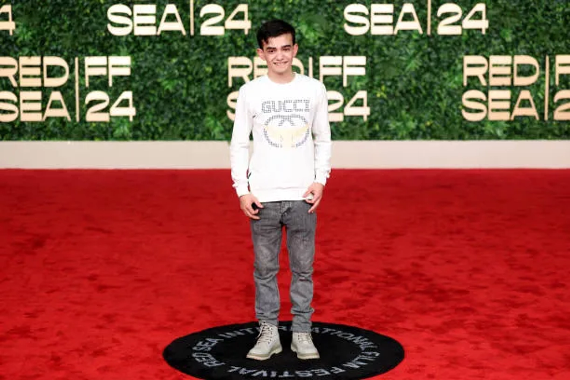 Zain Al Rafeea at an event for The Sand Castle (2024)