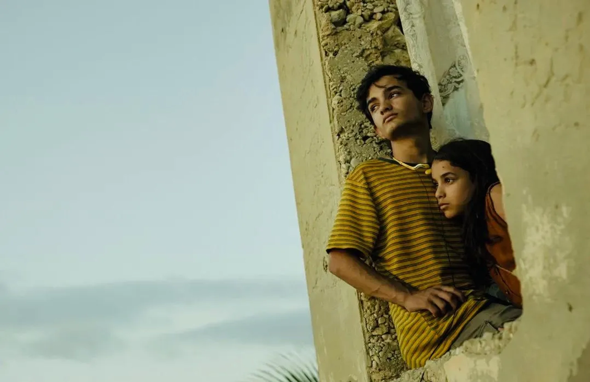 Riman Al Rafeea and Zain Al Rafeea in The Sand Castle (2024)