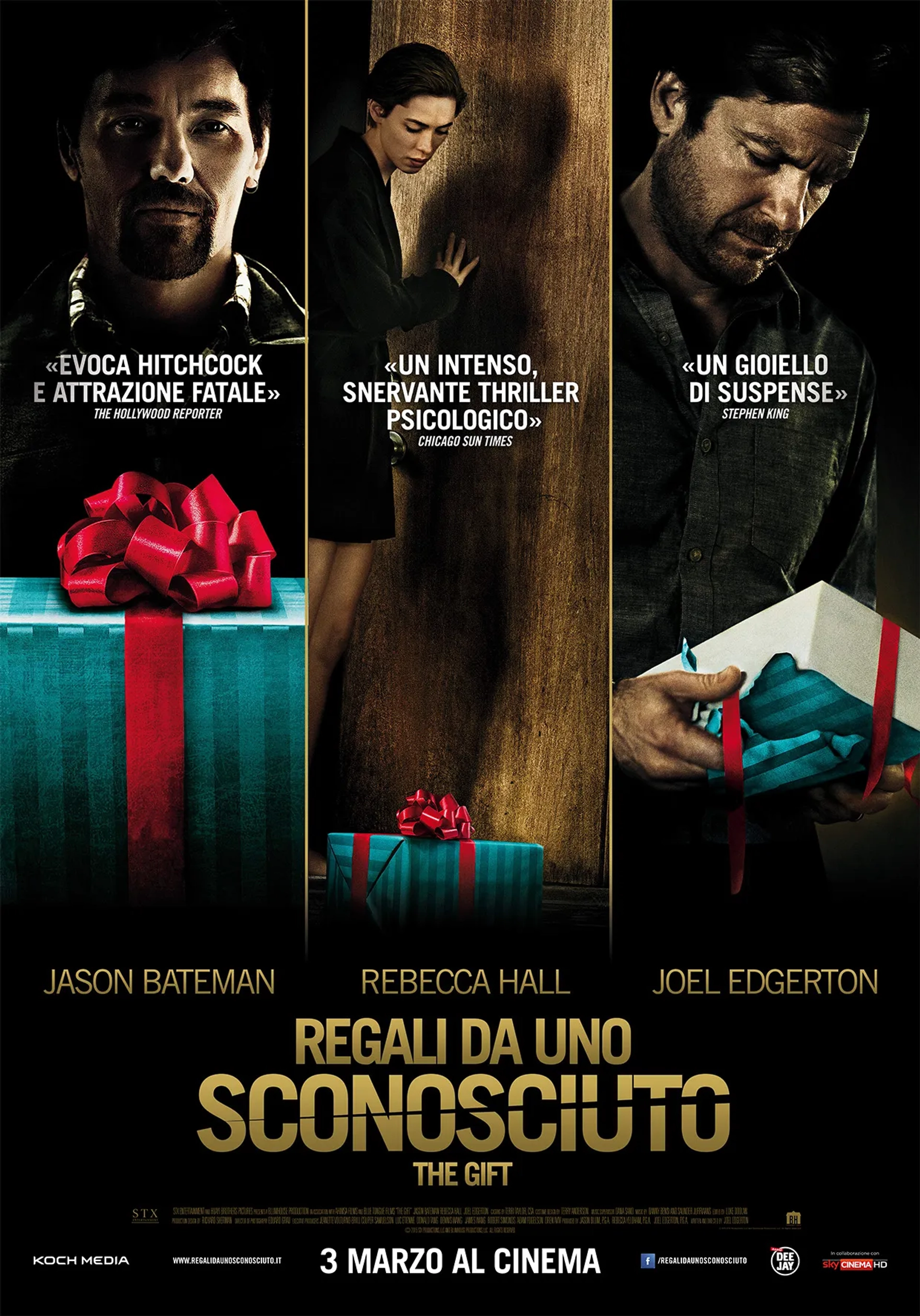 Jason Bateman, Joel Edgerton, and Rebecca Hall in The Gift (2015)