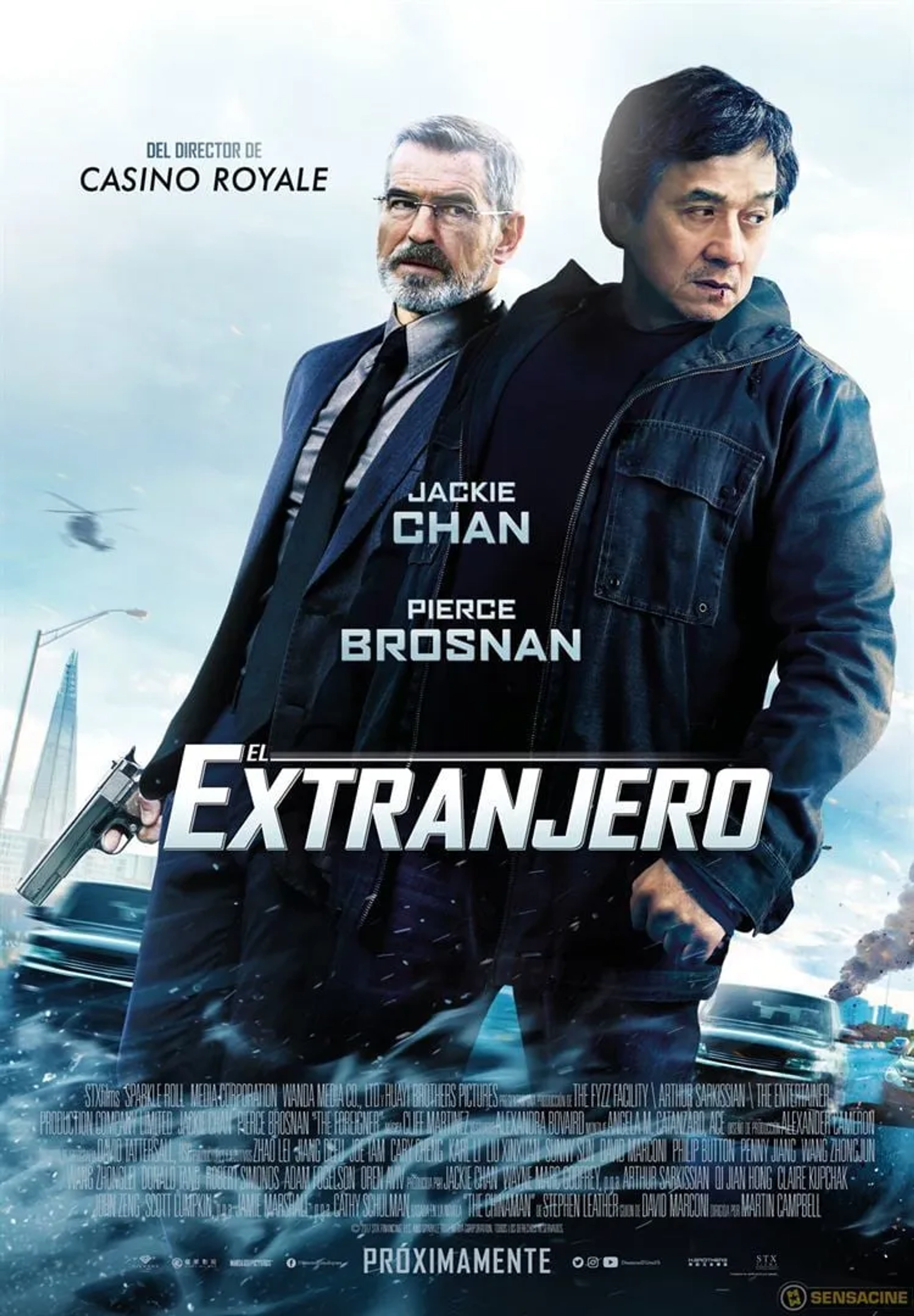 Pierce Brosnan and Jackie Chan in The Foreigner (2017)