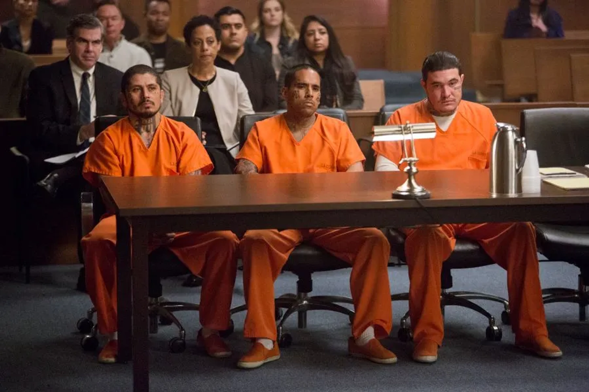 Sean A. Rosales, Christopher M. Campos, and Randy Gonzalez in Peppermint (2018)
