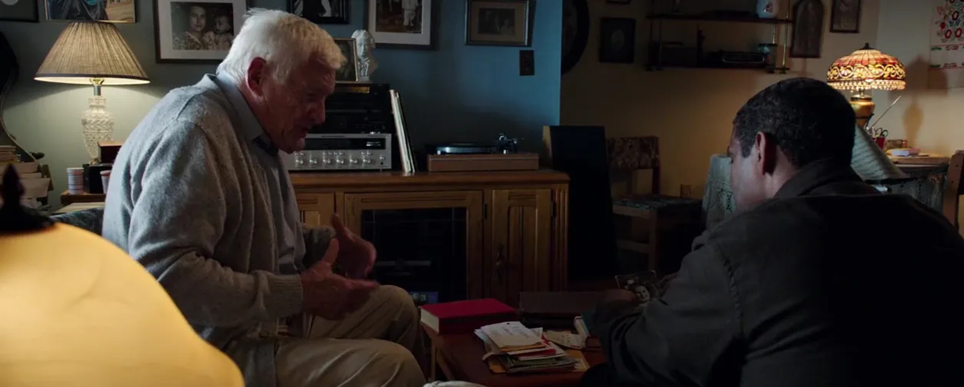 Denzel Washington and Orson Bean in The Equalizer 2 (2018)