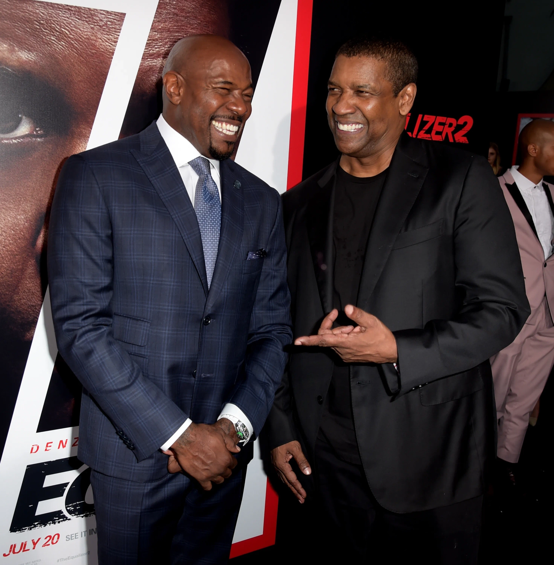Denzel Washington, Antoine Fuqua, and Kevin Winter in The Equalizer 2 (2018)