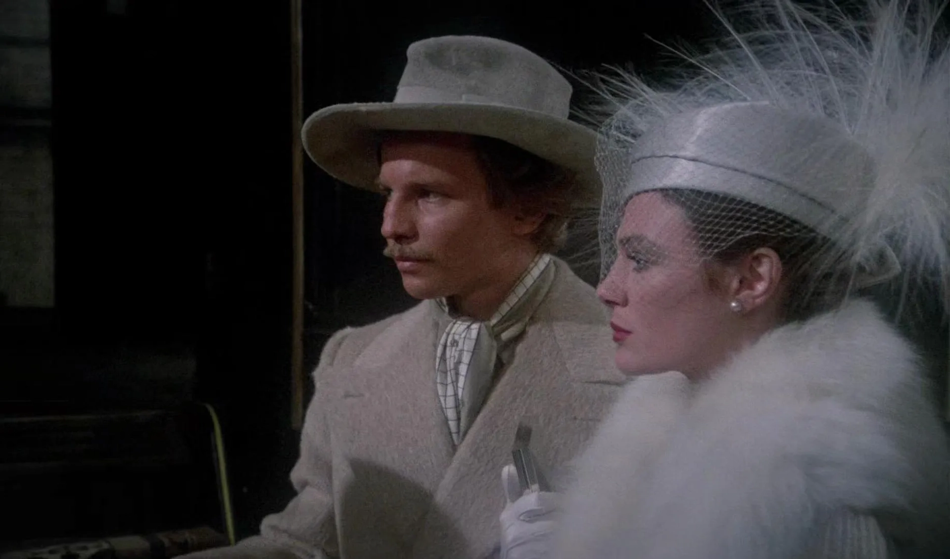 Jacqueline Bisset and Michael York in Murder on the Orient Express (1974)