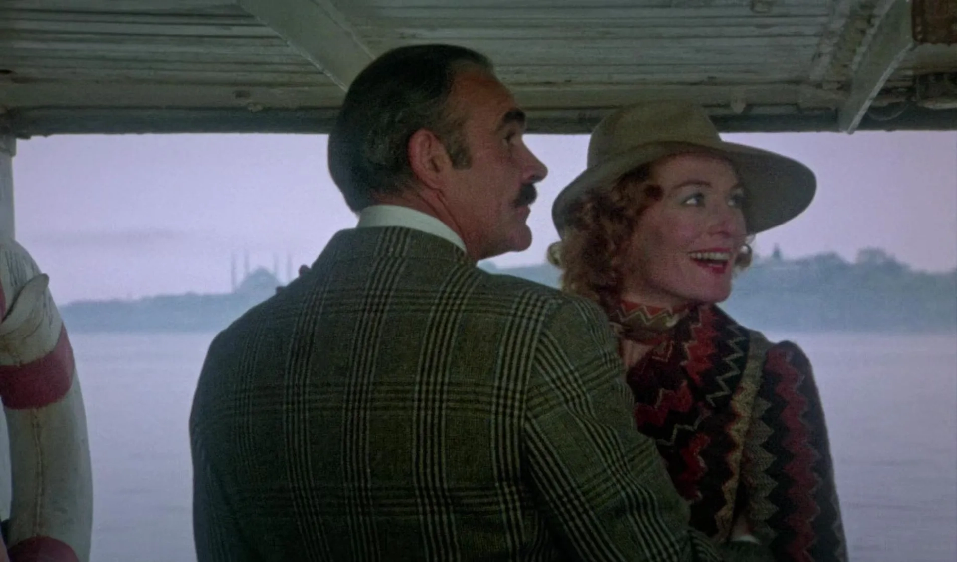 Sean Connery and Vanessa Redgrave in Murder on the Orient Express (1974)