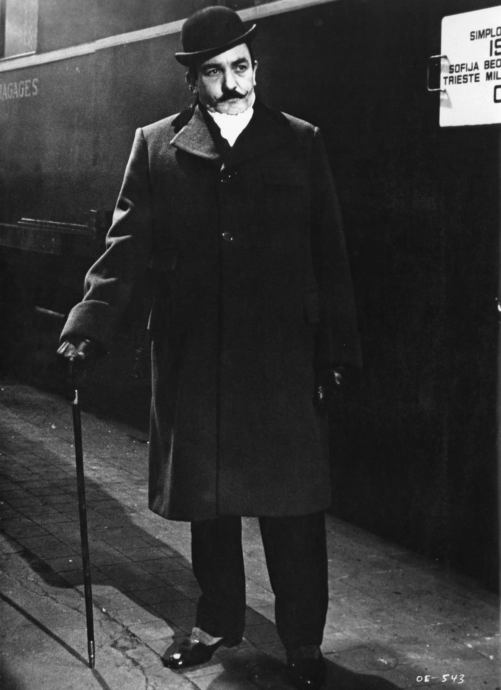 Albert Finney in Murder on the Orient Express (1974)
