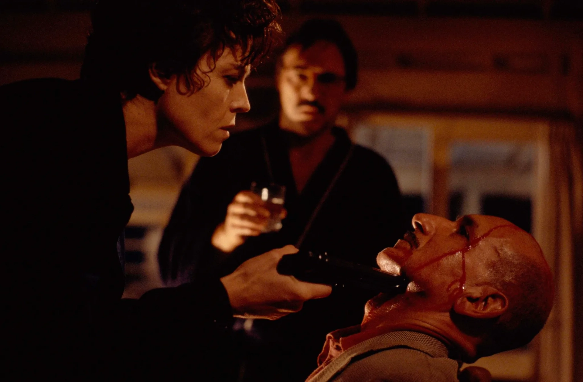Sigourney Weaver, Ben Kingsley, and Stuart Wilson in Death and the Maiden (1994)