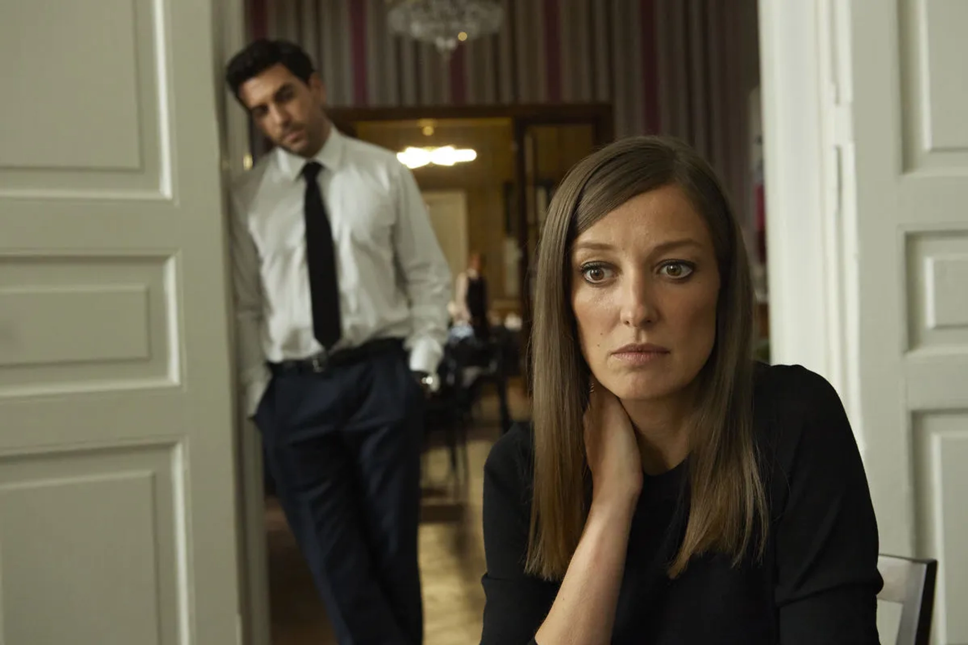 Alexandra Maria Lara and Elyas M'Barek in The Collini Case (2019)