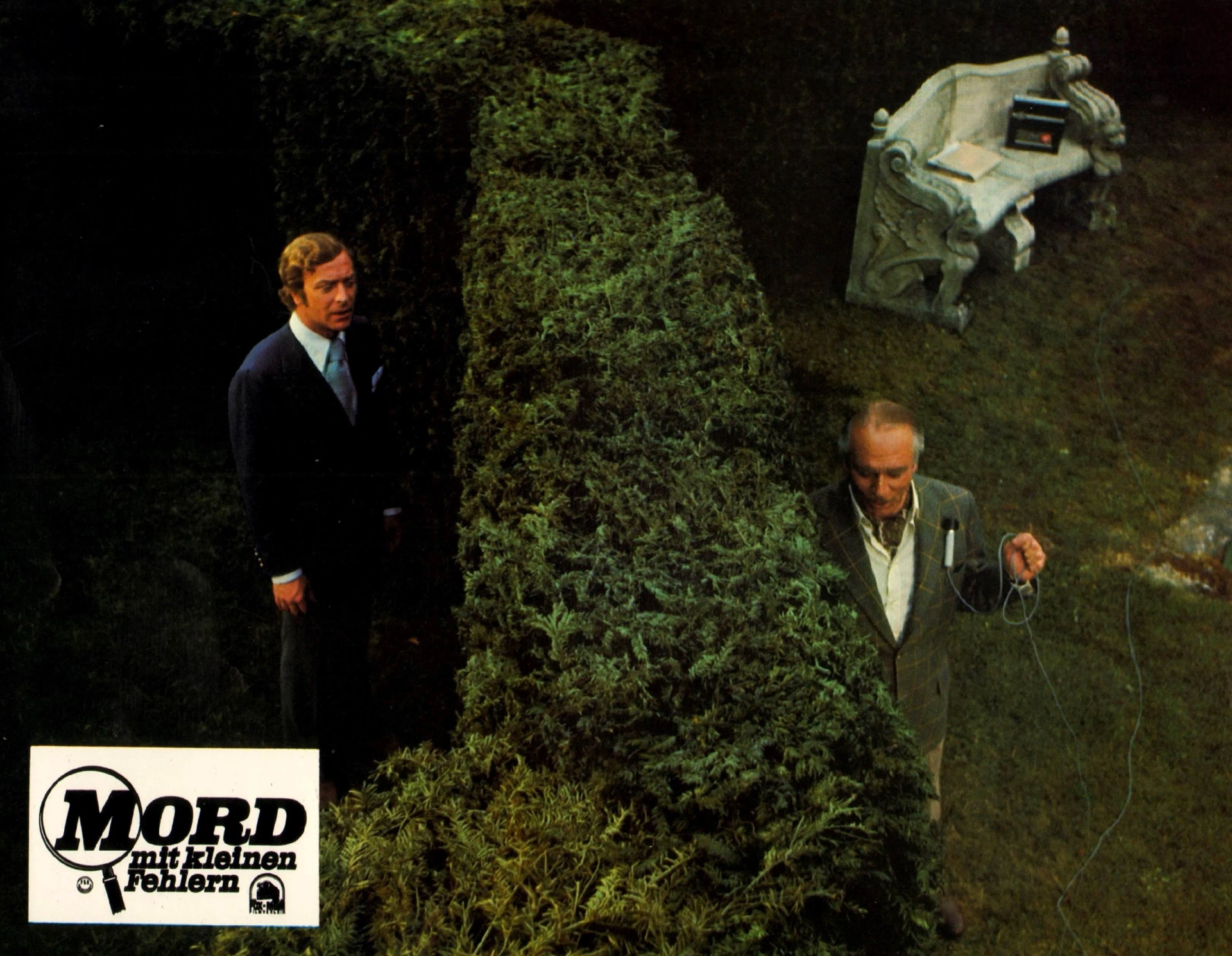 Laurence Olivier and Michael Caine in Sleuth (1972)