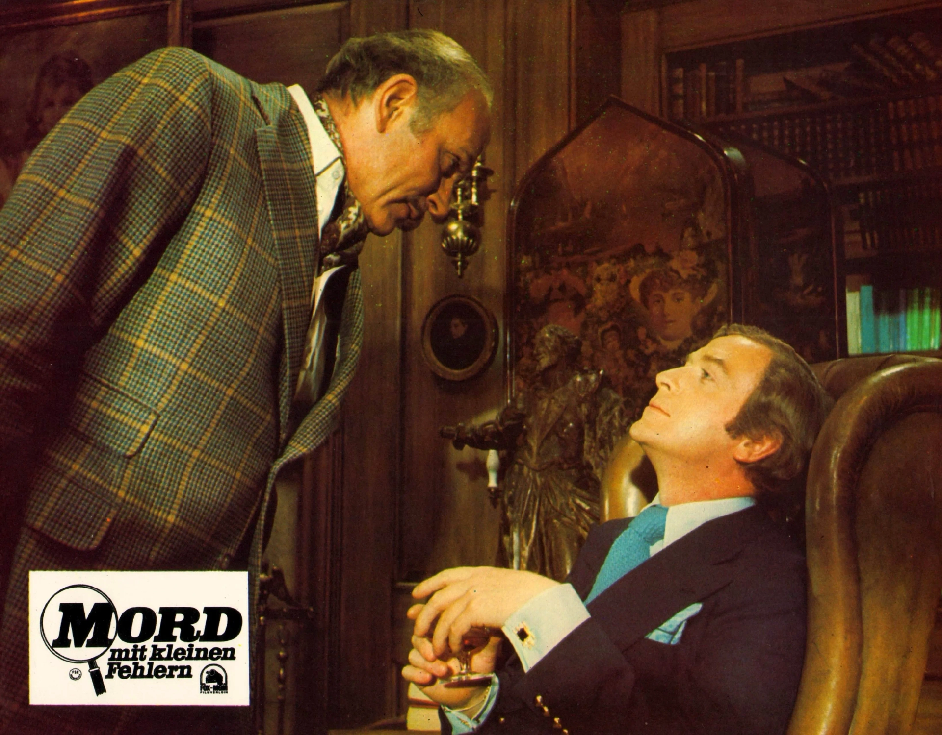 Laurence Olivier and Michael Caine in Sleuth (1972)