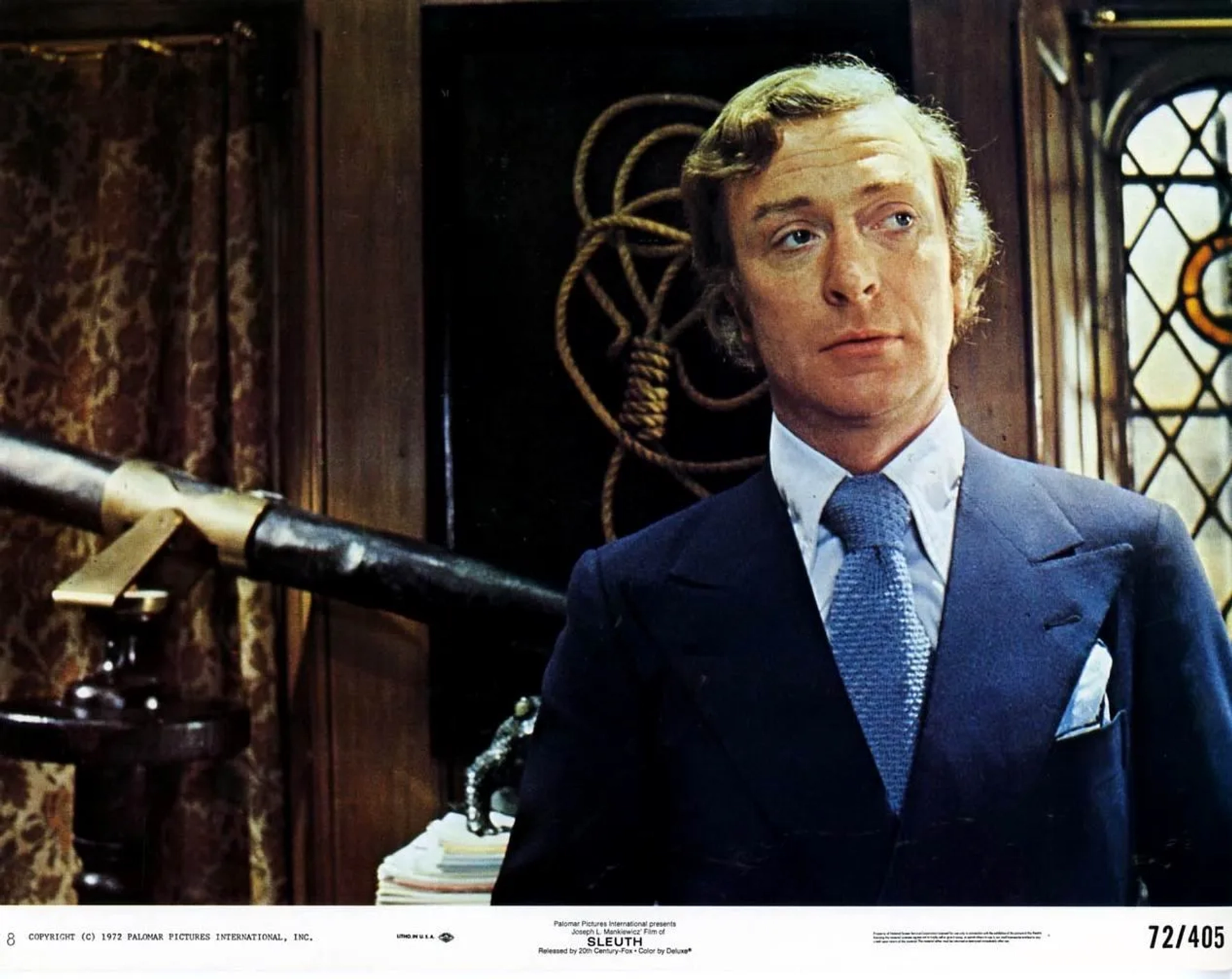 Michael Caine in Sleuth (1972)