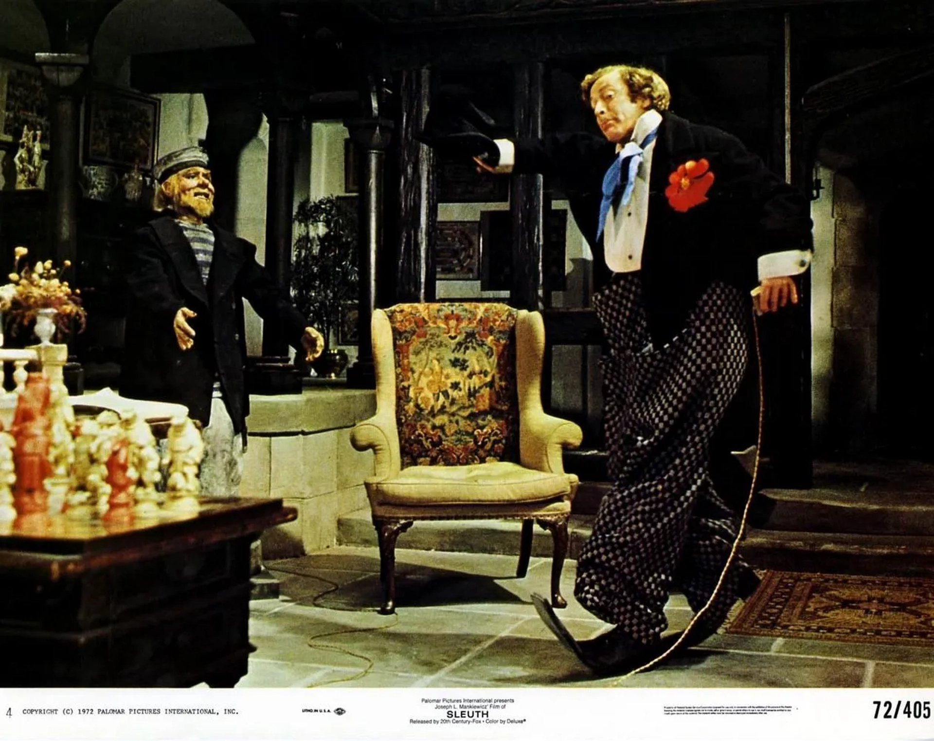 Michael Caine in Sleuth (1972)
