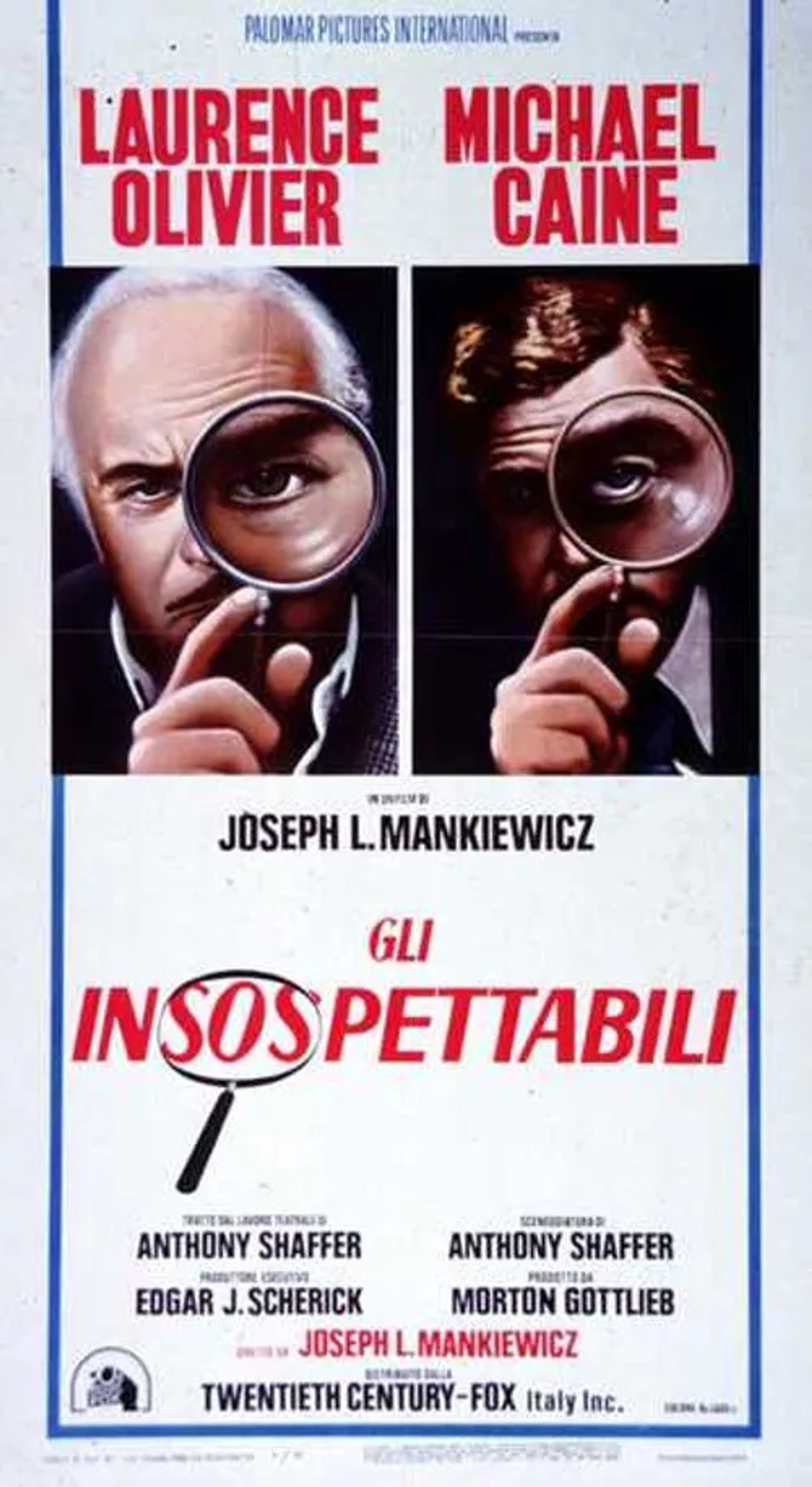 Laurence Olivier and Michael Caine in Sleuth (1972)