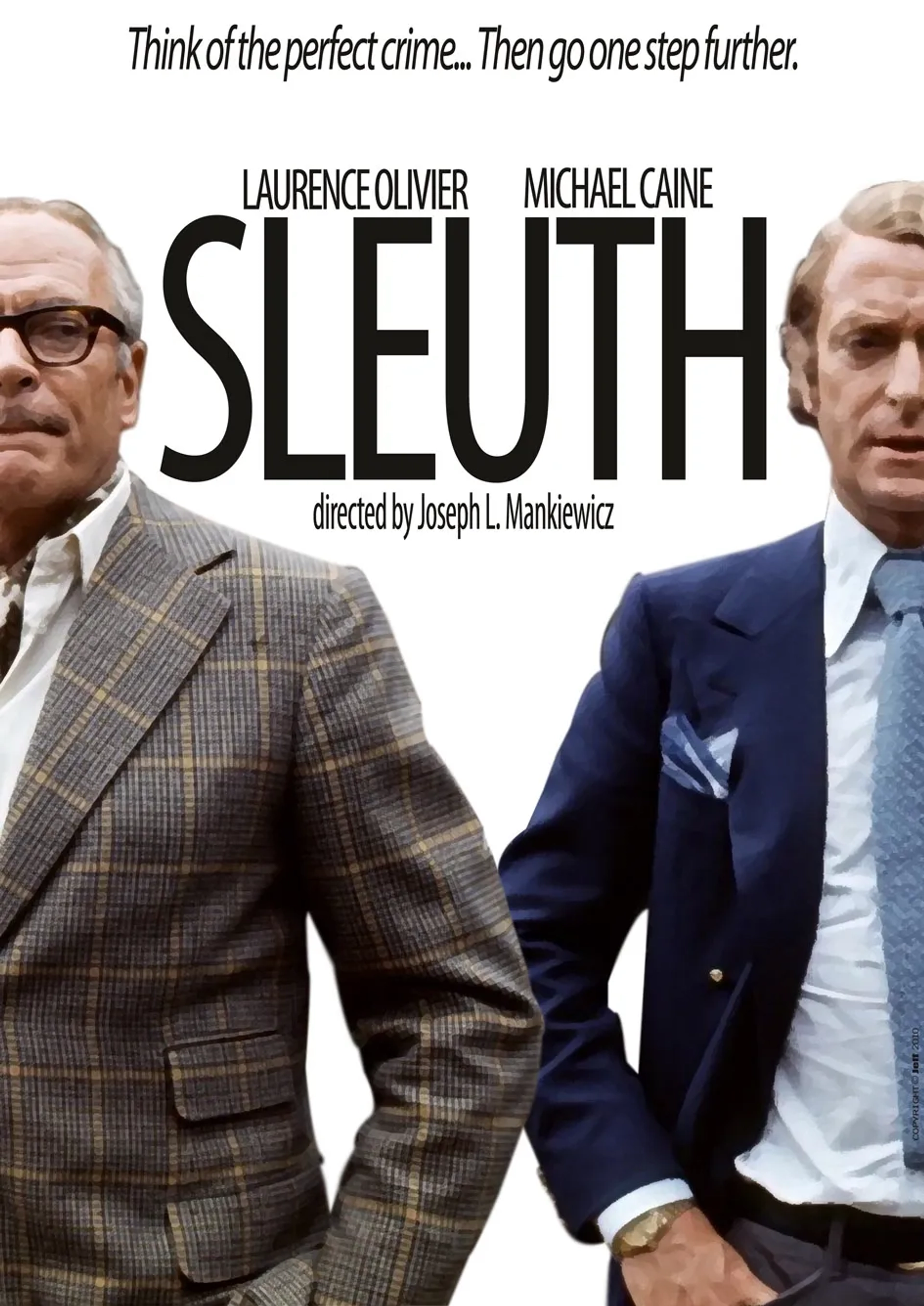 Laurence Olivier and Michael Caine in Sleuth (1972)