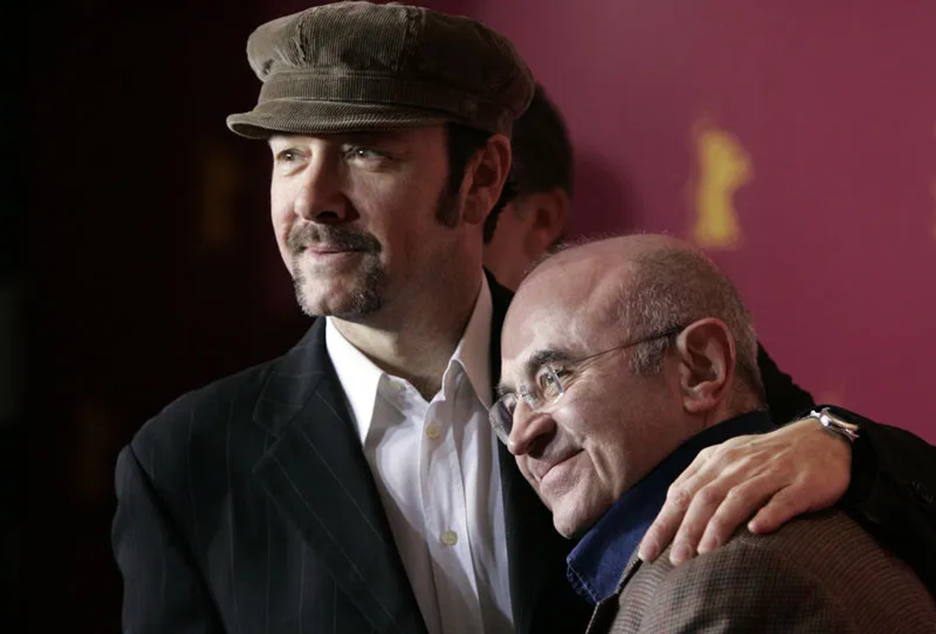 Kevin Spacey and Bob Hoskins at an event for Beyond the Sea (2004)
