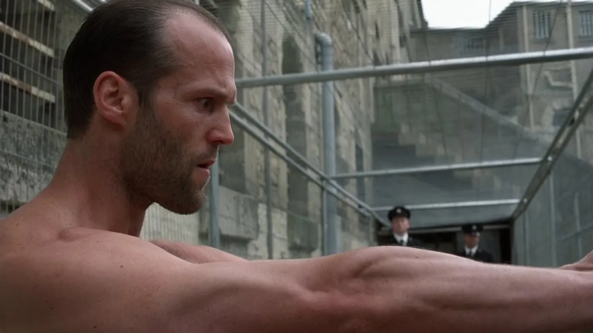 Jason Statham in Mean Machine (2001)