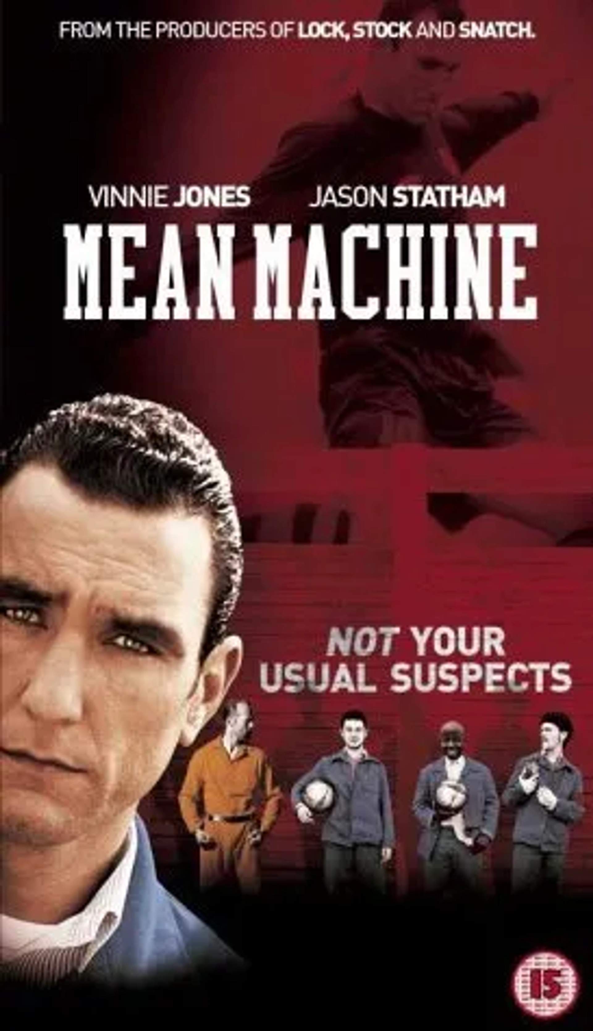Vinnie Jones, Jason Statham, Vas Blackwood, Danny Dyer, and Stephen Walters in Mean Machine (2001)