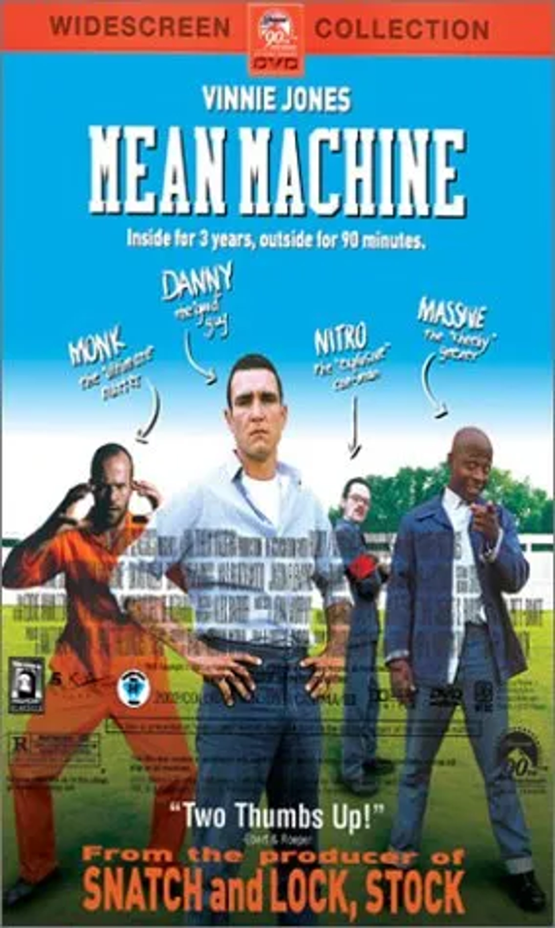 Vinnie Jones, Jason Statham, Vas Blackwood, and Stephen Walters in Mean Machine (2001)