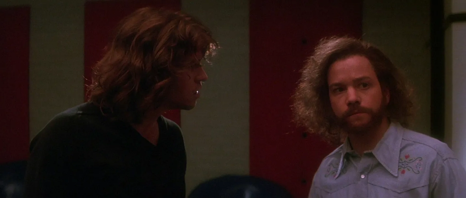 Val Kilmer and Frank Whaley in The Doors (1991)