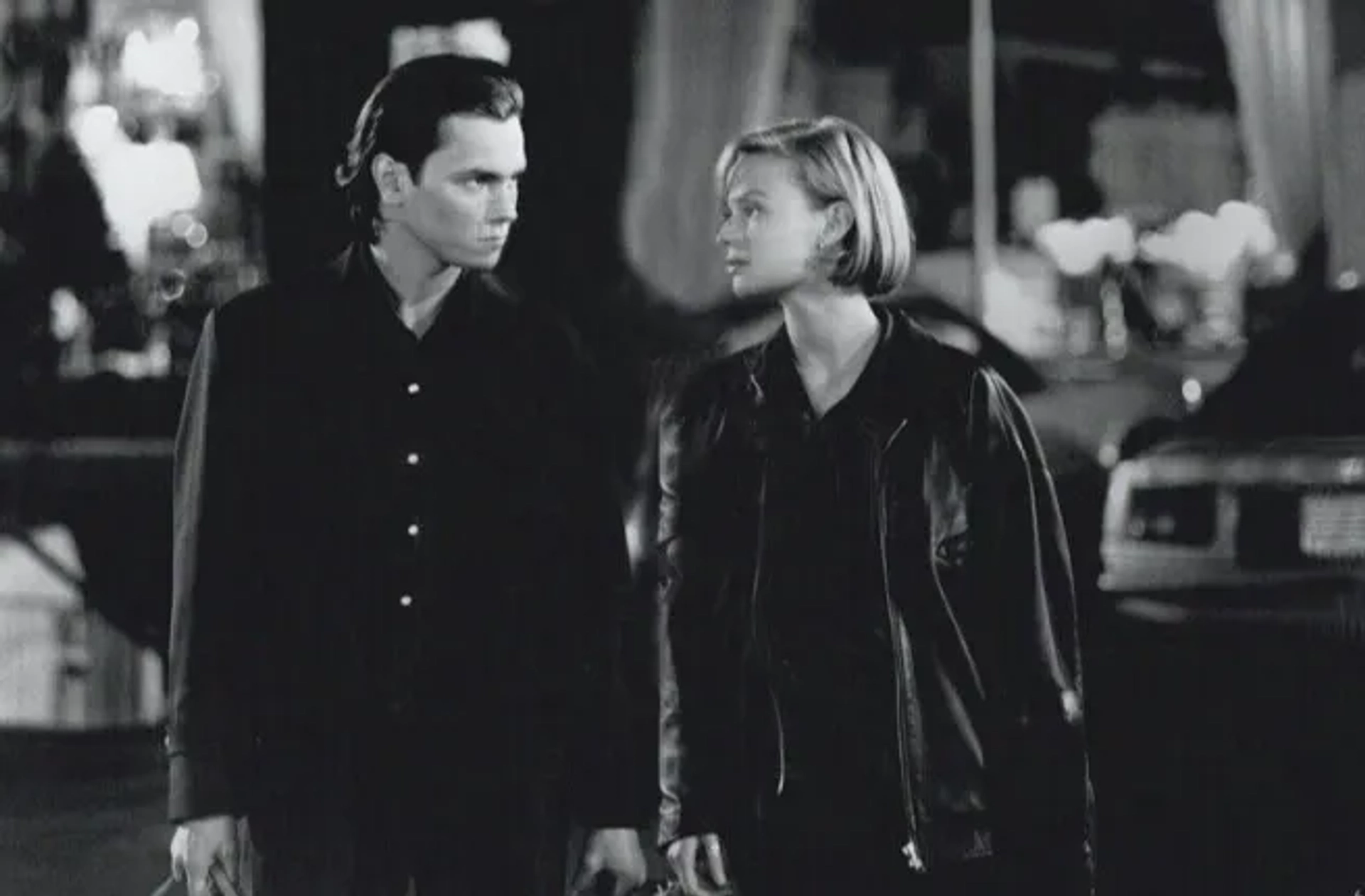 River Phoenix and Samantha Mathis in The Thing Called Love (1993)