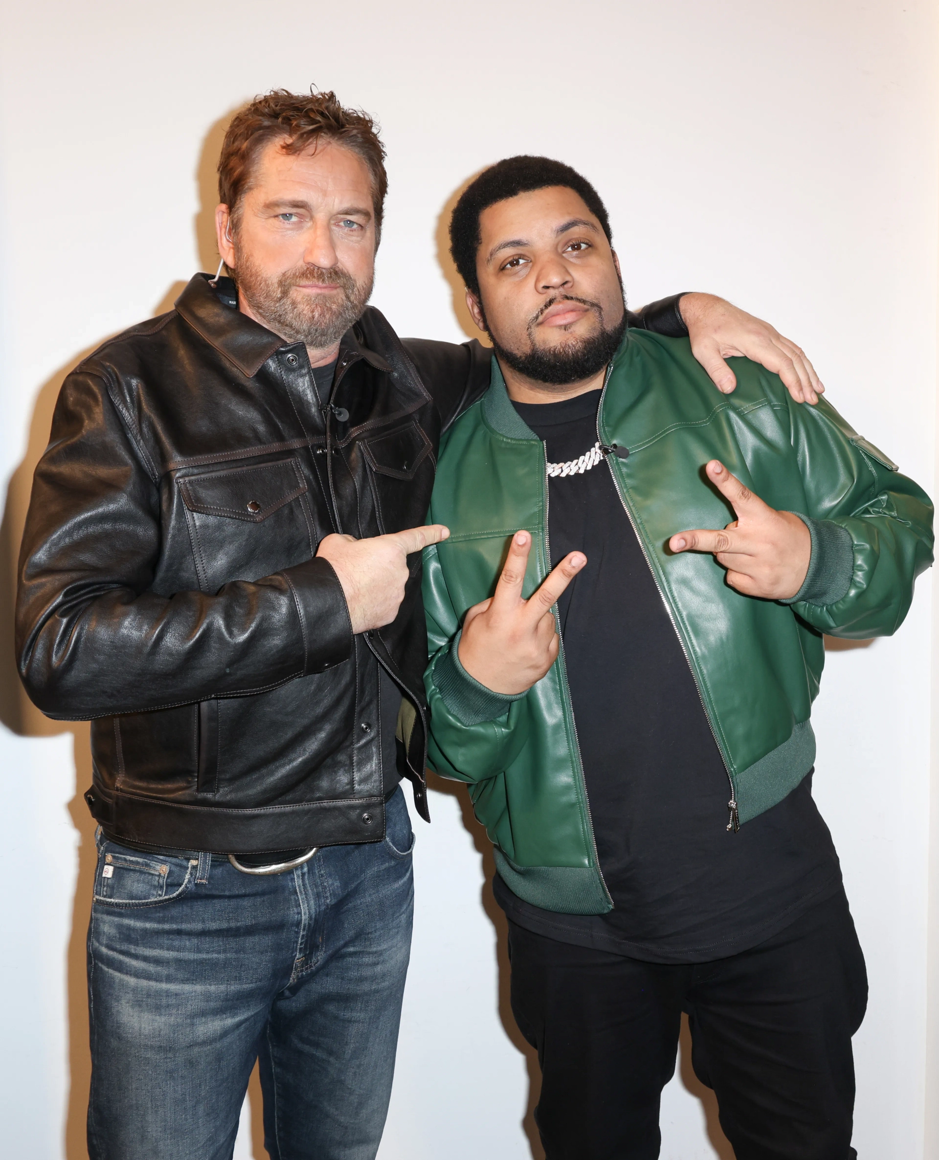 Gerard Butler and O'Shea Jackson Jr. at an event for Den of Thieves: Pantera (2025)