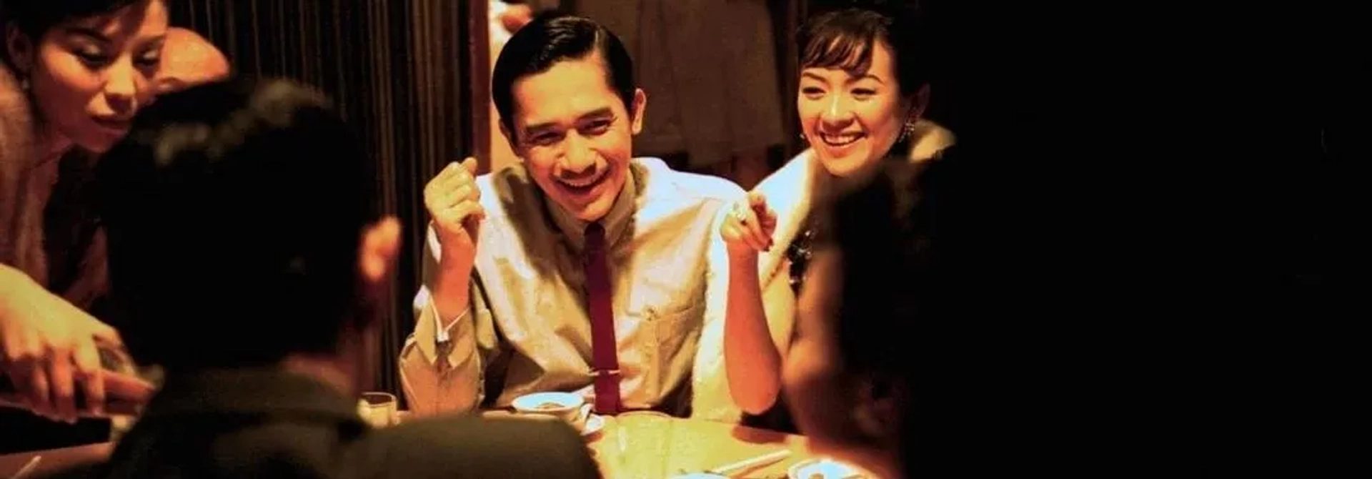 Tony Leung Chiu-wai and Ziyi Zhang in 2046 (2004)