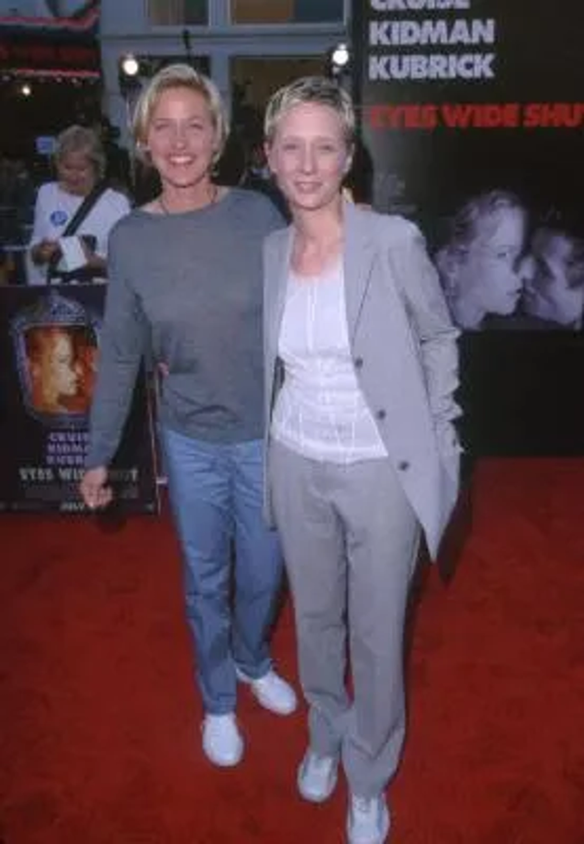 Anne Heche and Ellen DeGeneres at an event for Eyes Wide Shut (1999)