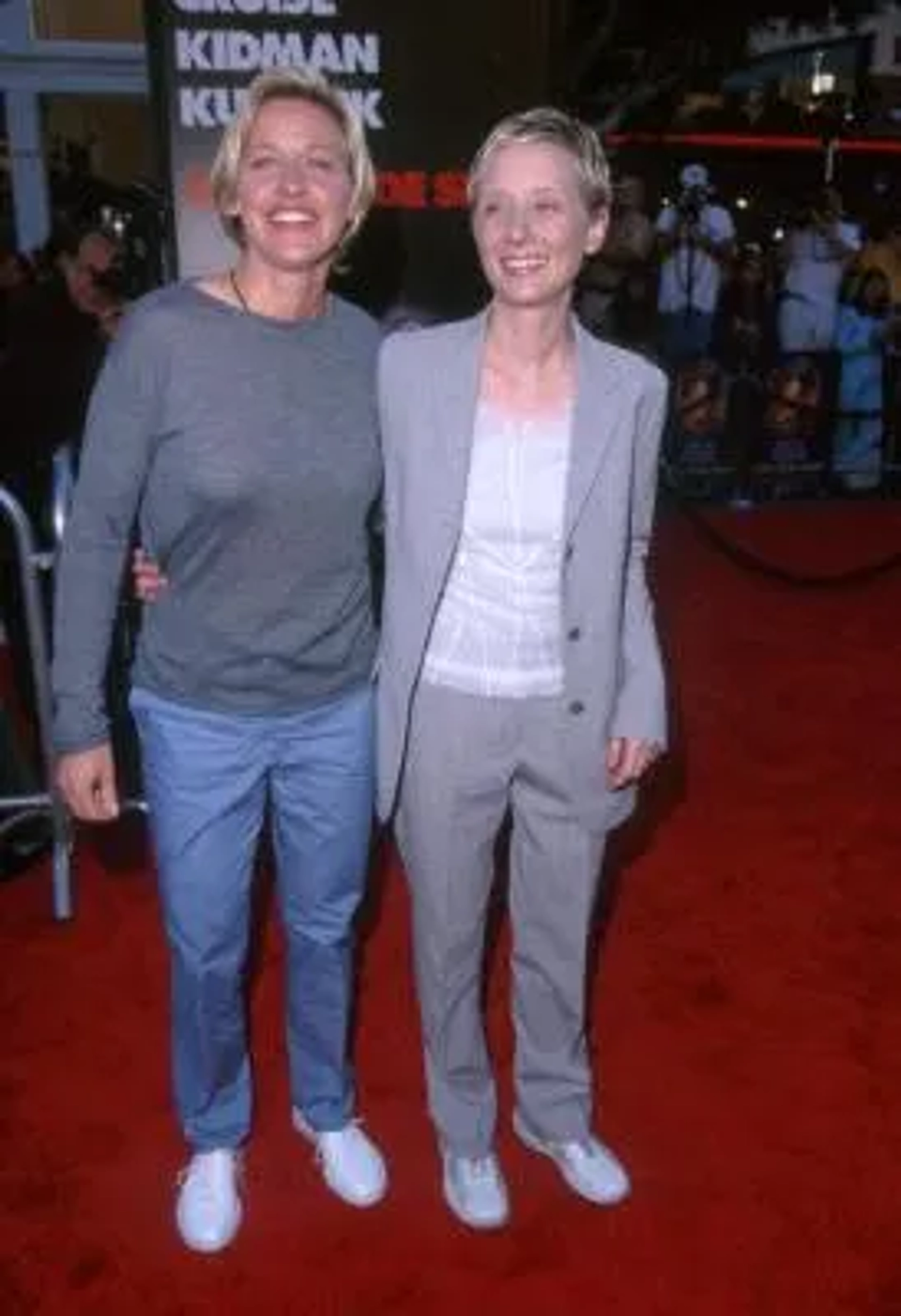 Anne Heche and Ellen DeGeneres at an event for Eyes Wide Shut (1999)