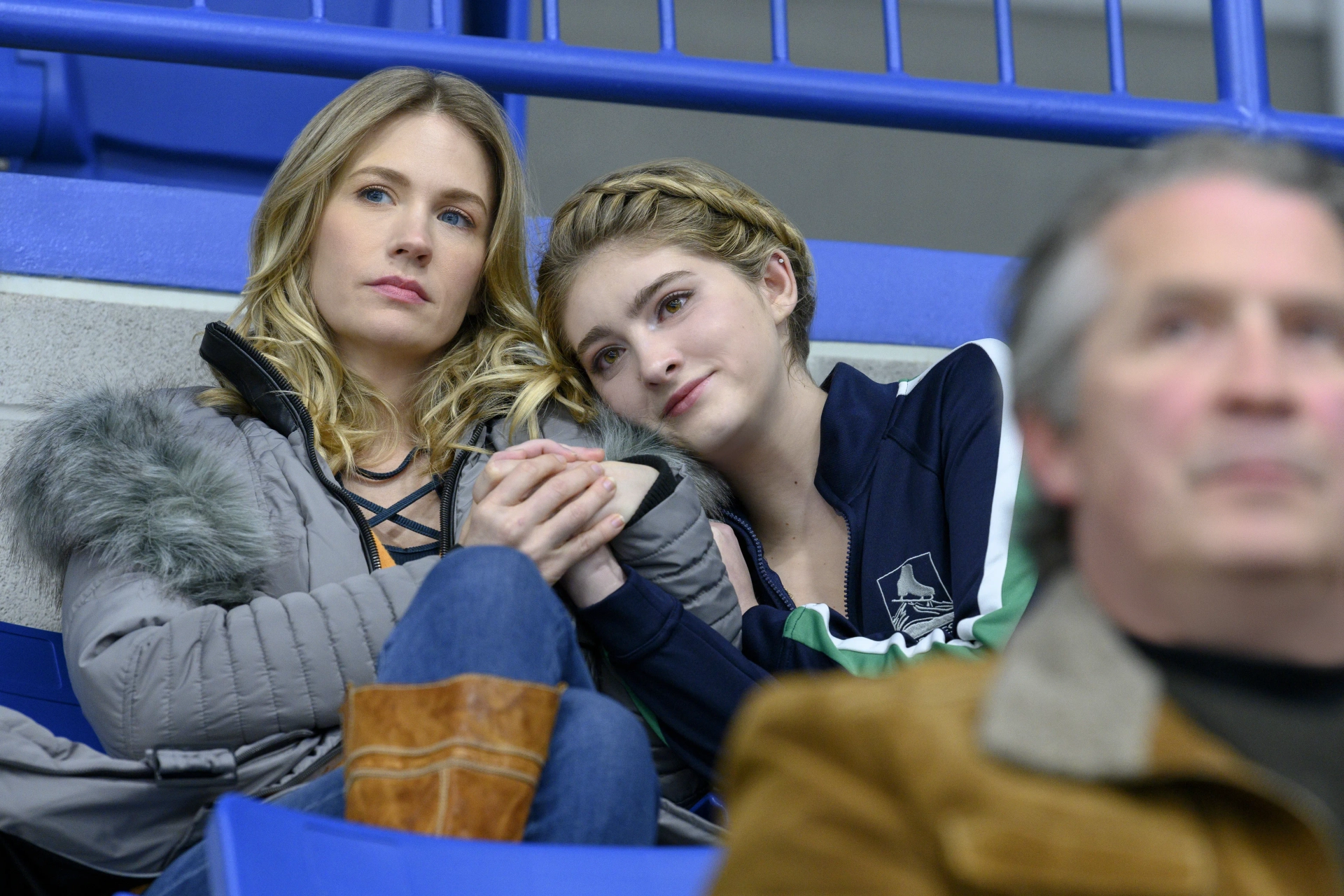 January Jones and Willow Shields in Spinning Out (2020)
