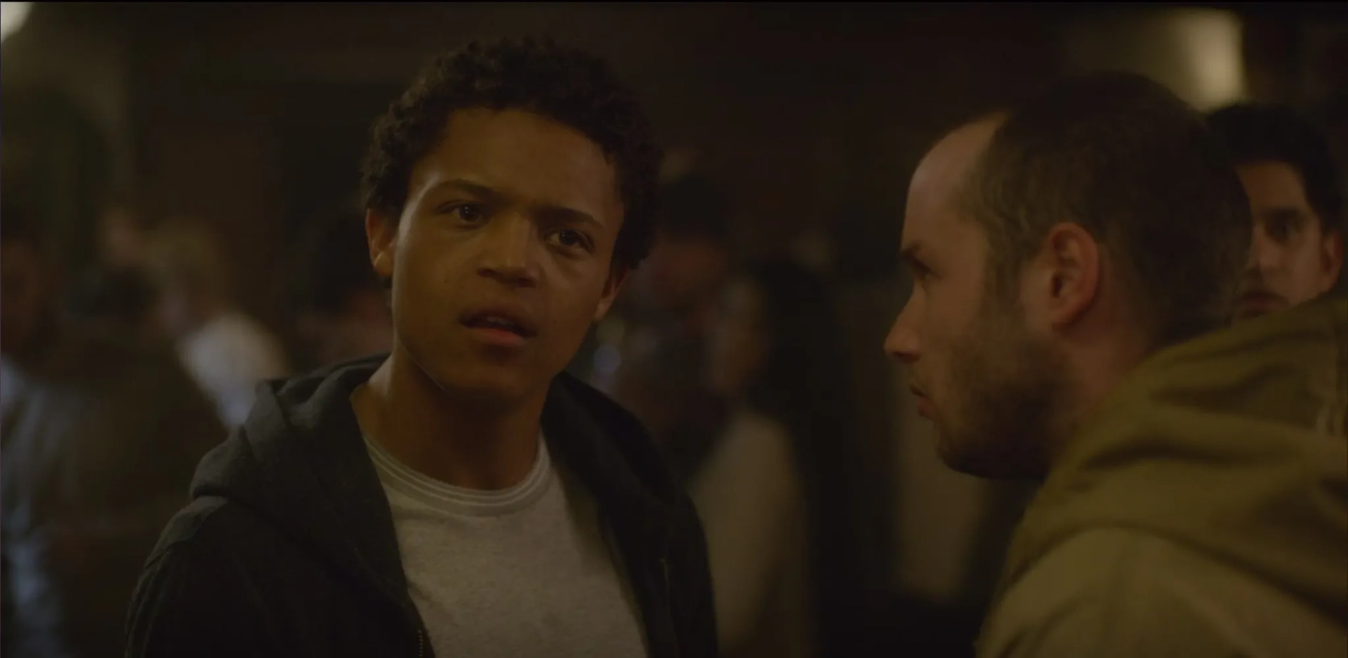 Percelle Ascott and Arthur Hughes in The Innocents (2018)