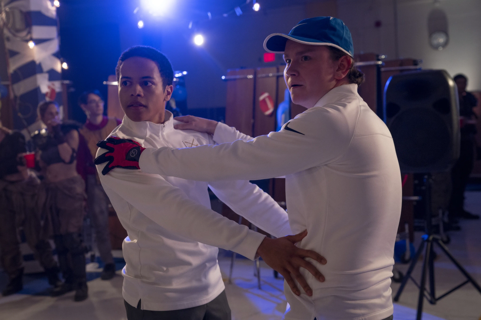 Jon LeVert and Mickey Dolan in Daybreak (2019)