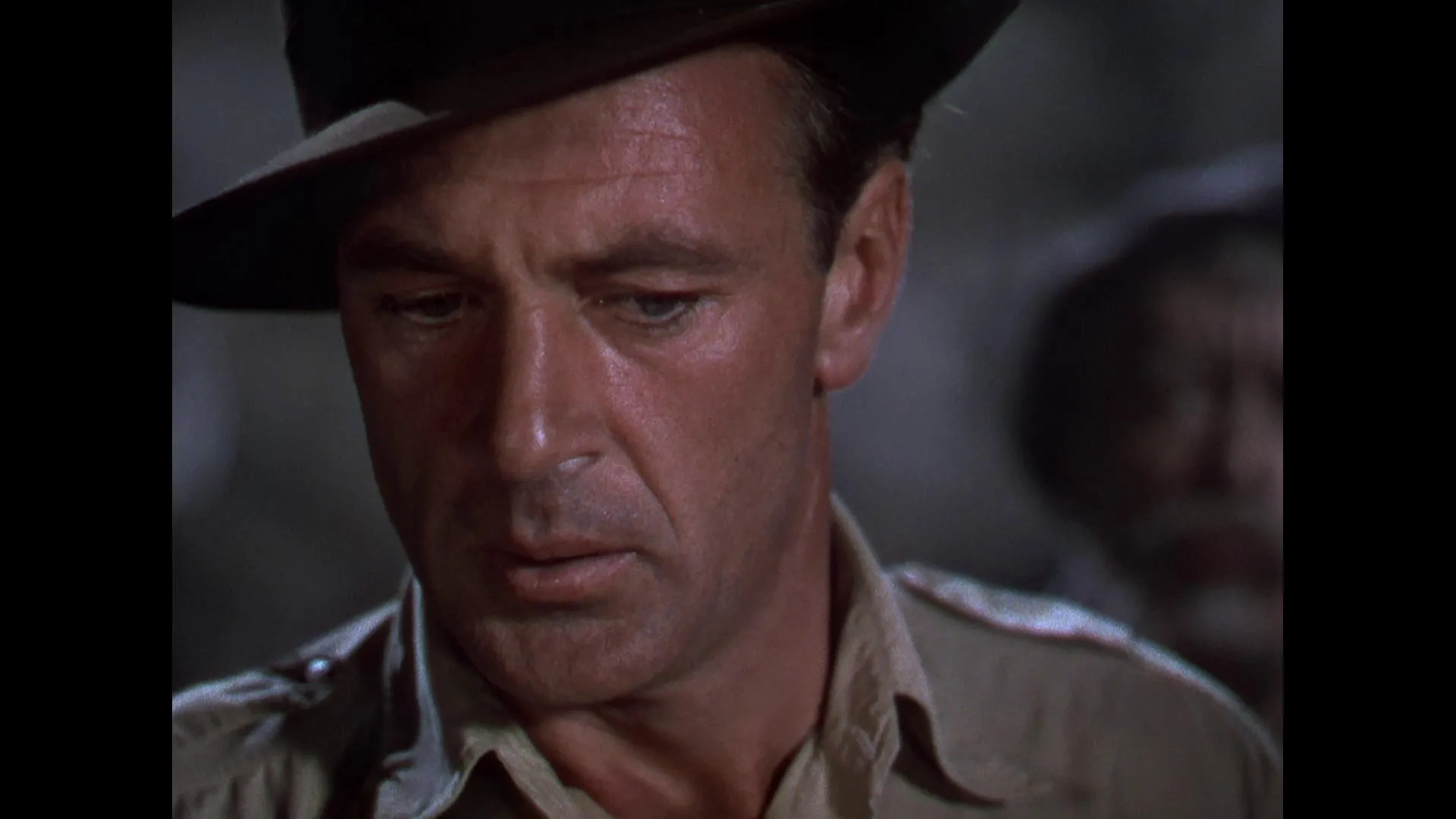Gary Cooper and Vladimir Sokoloff in For Whom the Bell Tolls (1943)