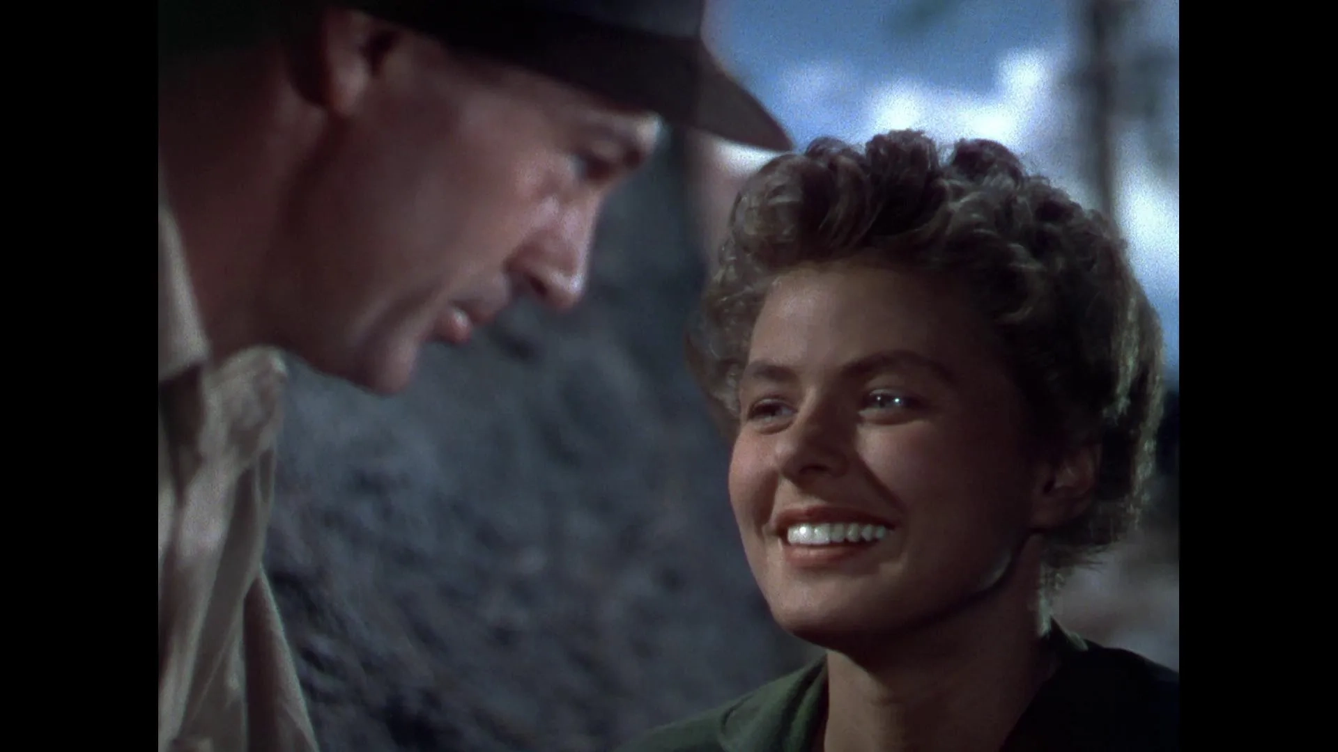 Ingrid Bergman and Gary Cooper in For Whom the Bell Tolls (1943)