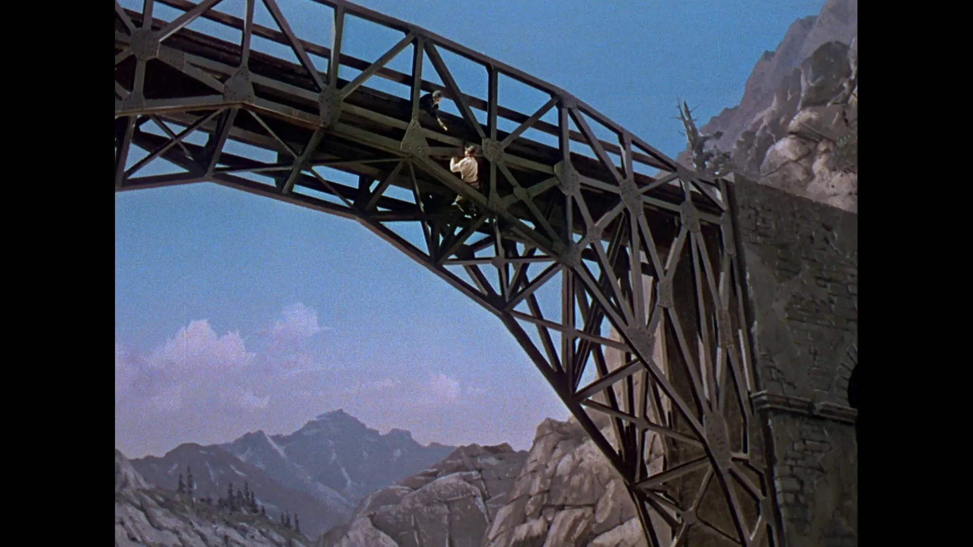 Gary Cooper and Vladimir Sokoloff in For Whom the Bell Tolls (1943)