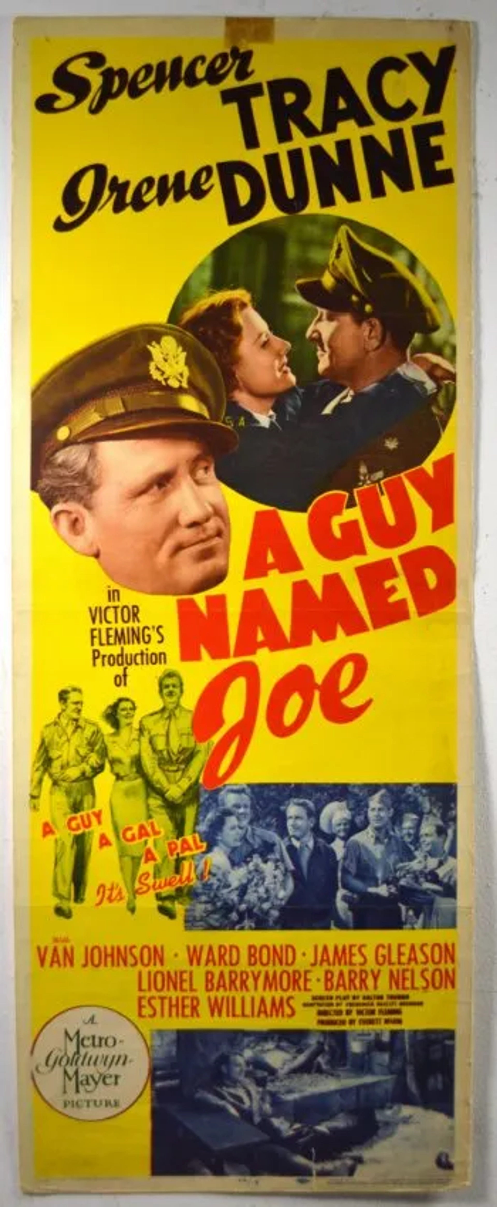 Spencer Tracy, Irene Dunne, Van Johnson, Don DeFore, and Barry Nelson in A Guy Named Joe (1943)