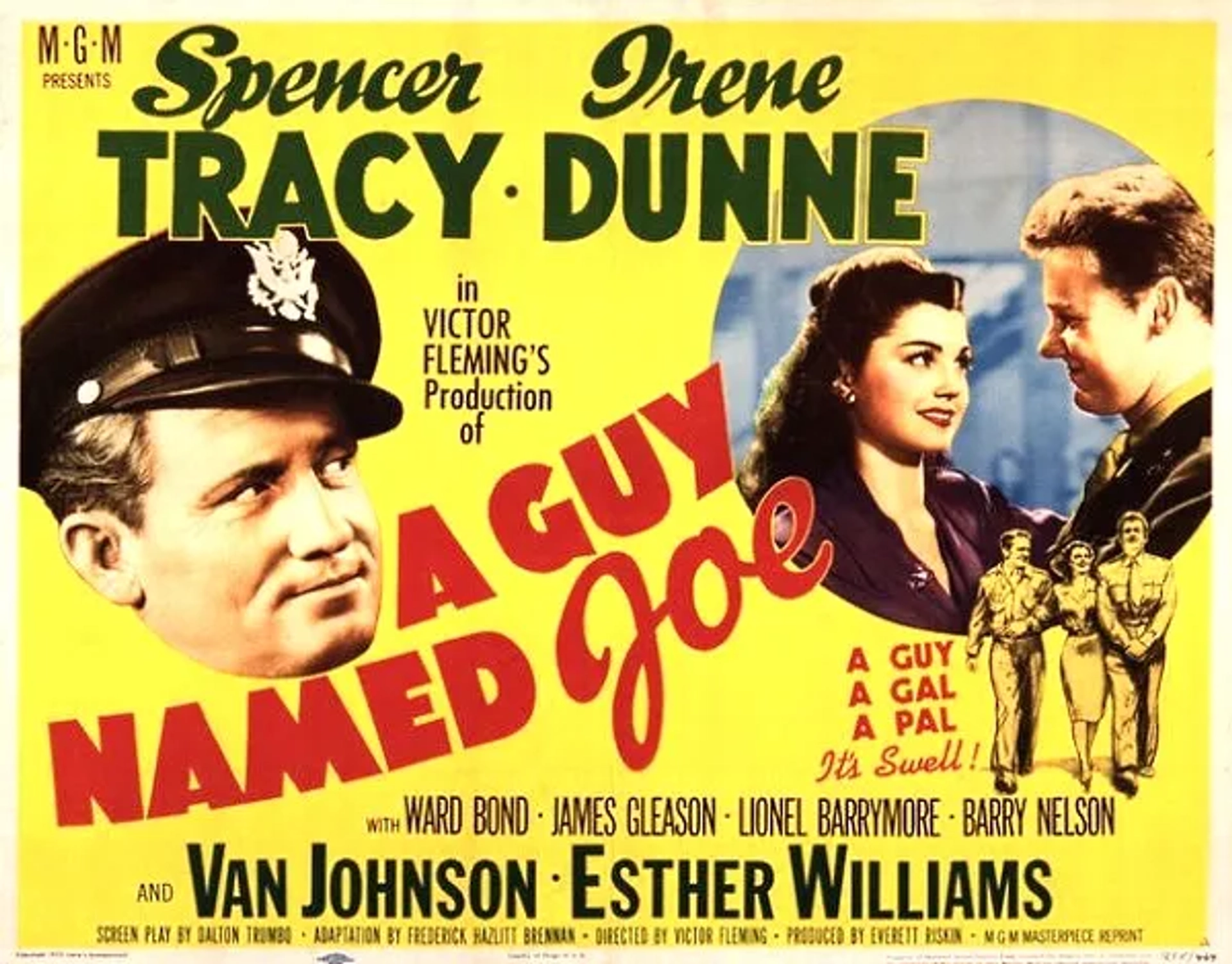 Spencer Tracy, Van Johnson, and Esther Williams in A Guy Named Joe (1943)