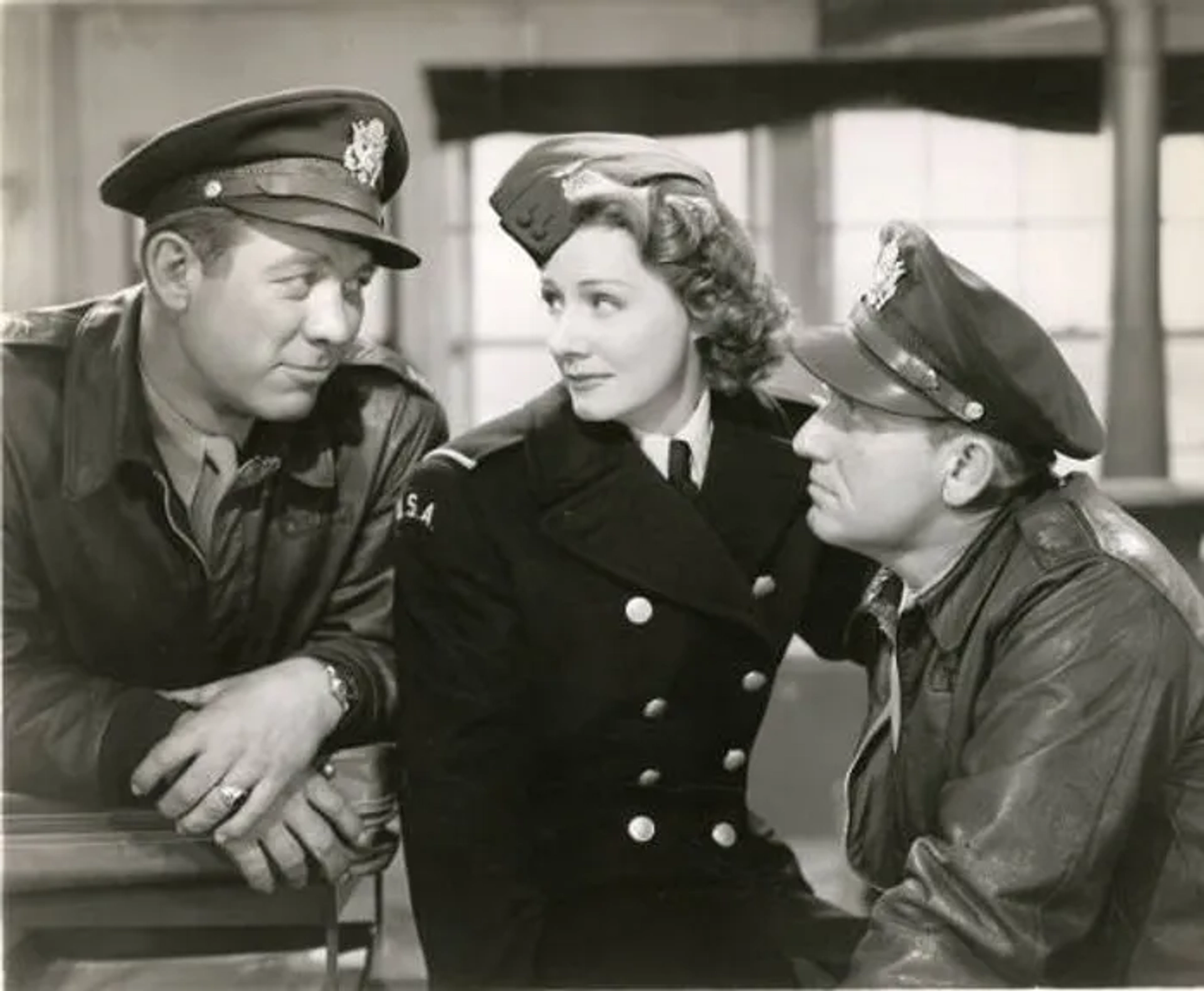 Spencer Tracy, Ward Bond, and Irene Dunne in A Guy Named Joe (1943)