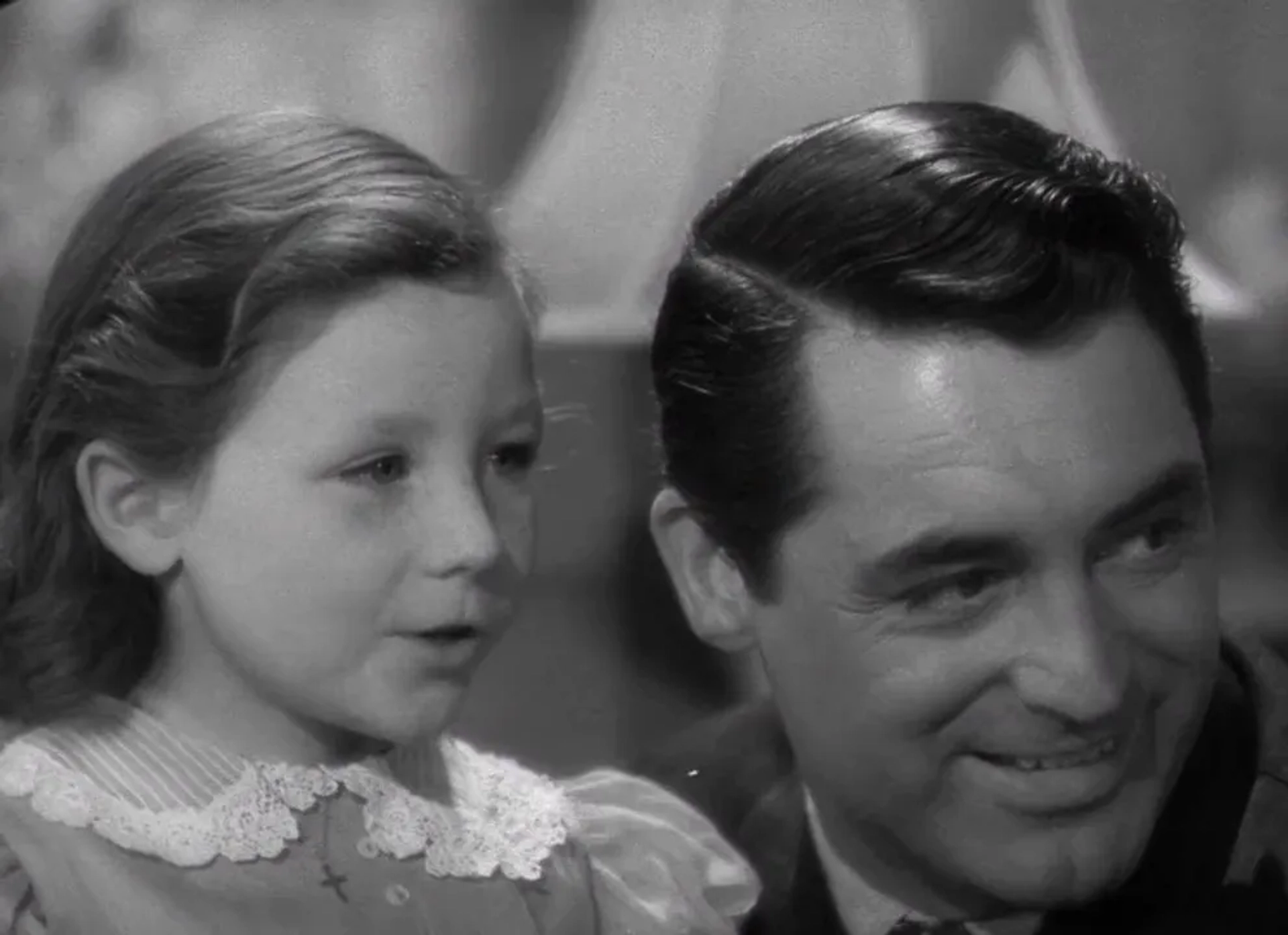Cary Grant and Eva Lee Kuney in Penny Serenade (1941)