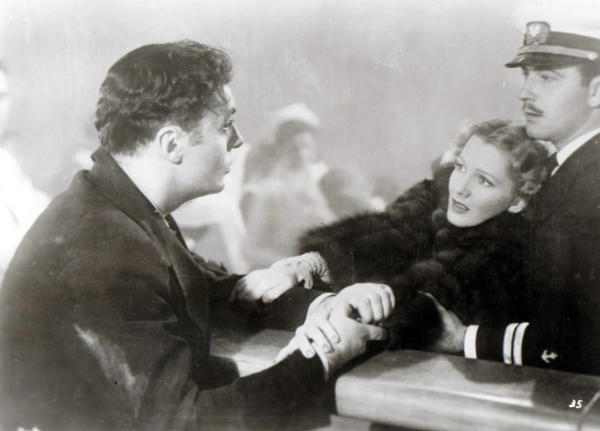 Jean Arthur and Charles Boyer in History Is Made at Night (1937)