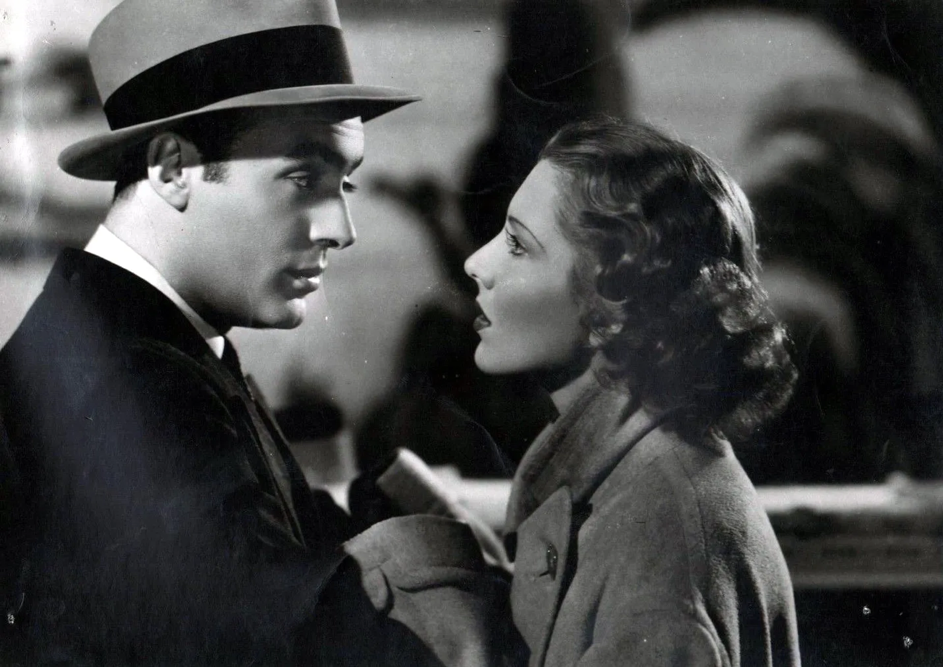 Jean Arthur and Charles Boyer in History Is Made at Night (1937)