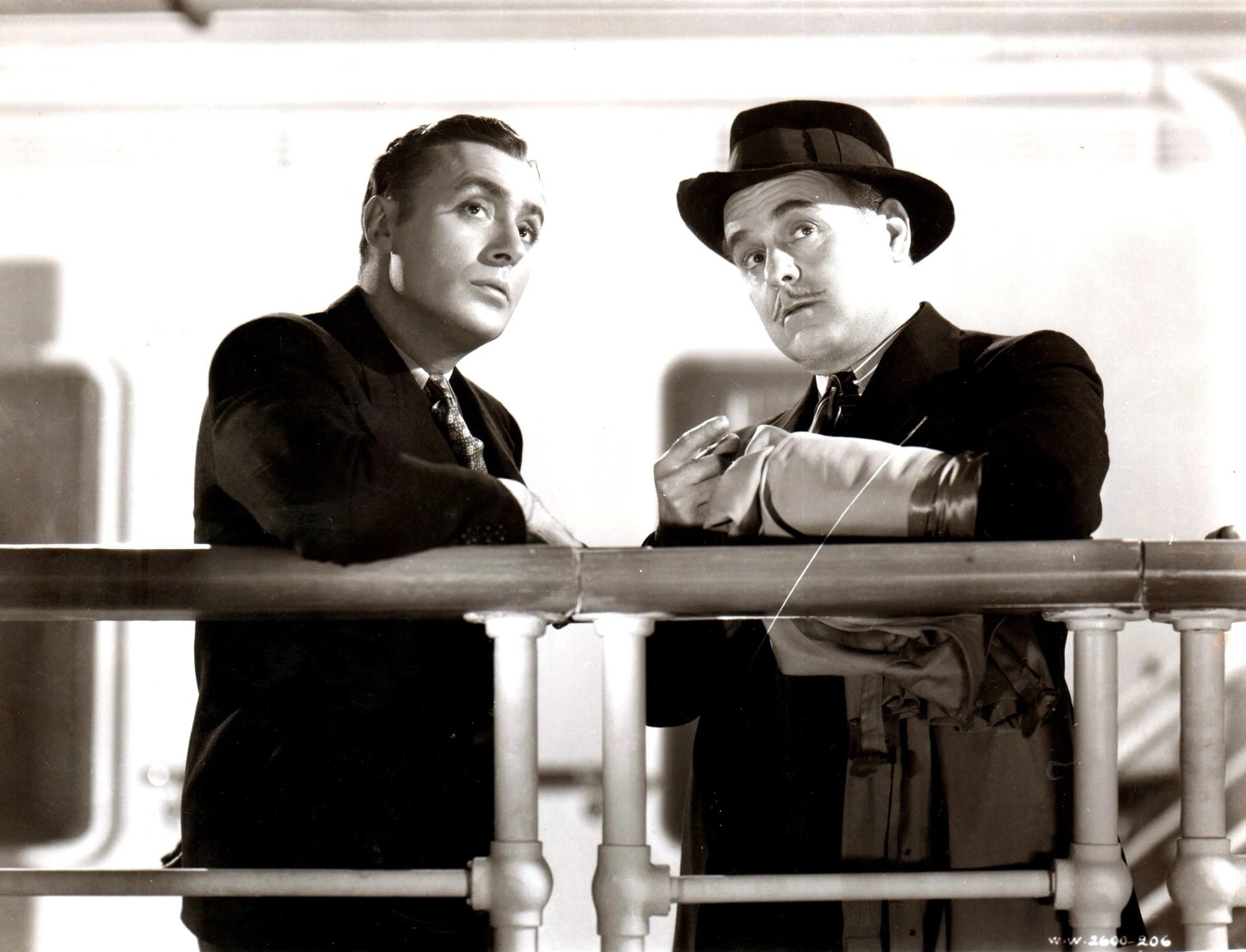 Charles Boyer and Leo Carrillo in History Is Made at Night (1937)