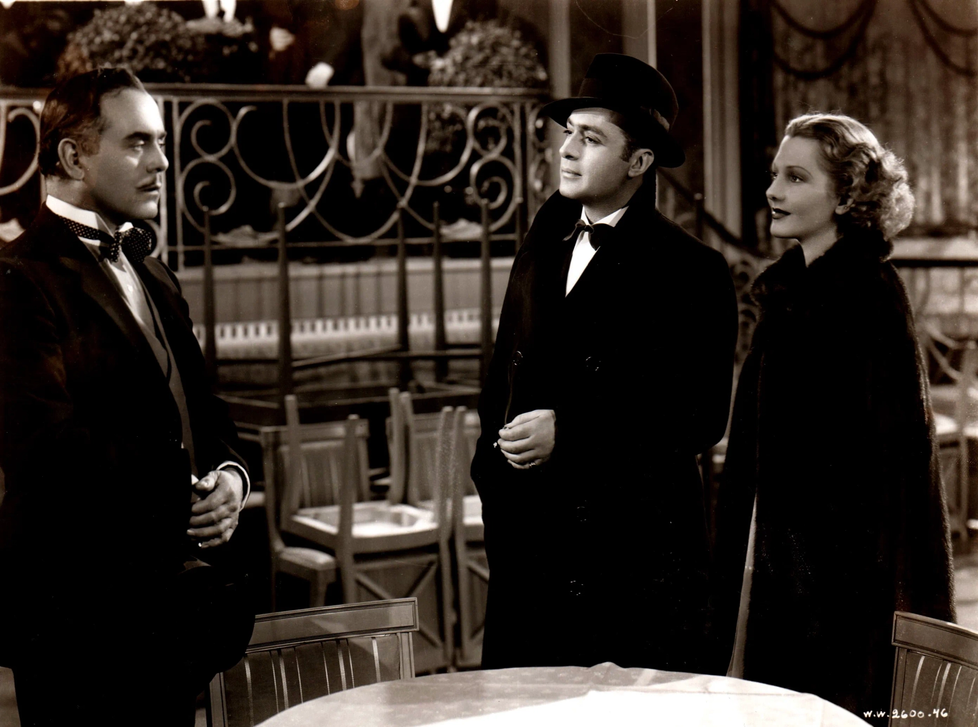 Jean Arthur, Charles Boyer, and Leo Carrillo in History Is Made at Night (1937)