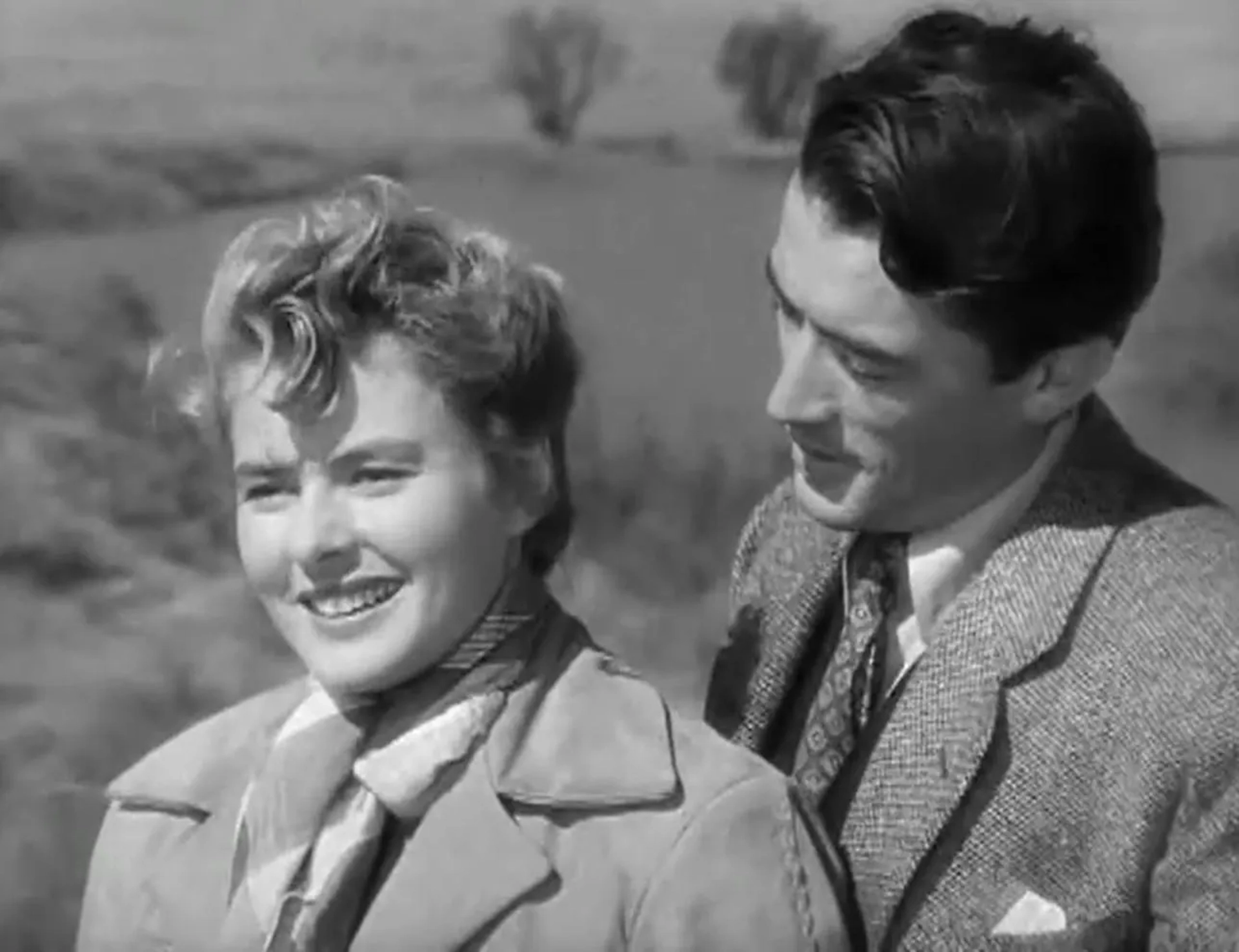 Ingrid Bergman and Gregory Peck in Spellbound (1945)