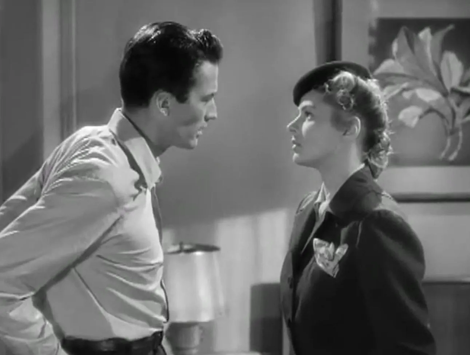 Ingrid Bergman and Gregory Peck in Spellbound (1945)
