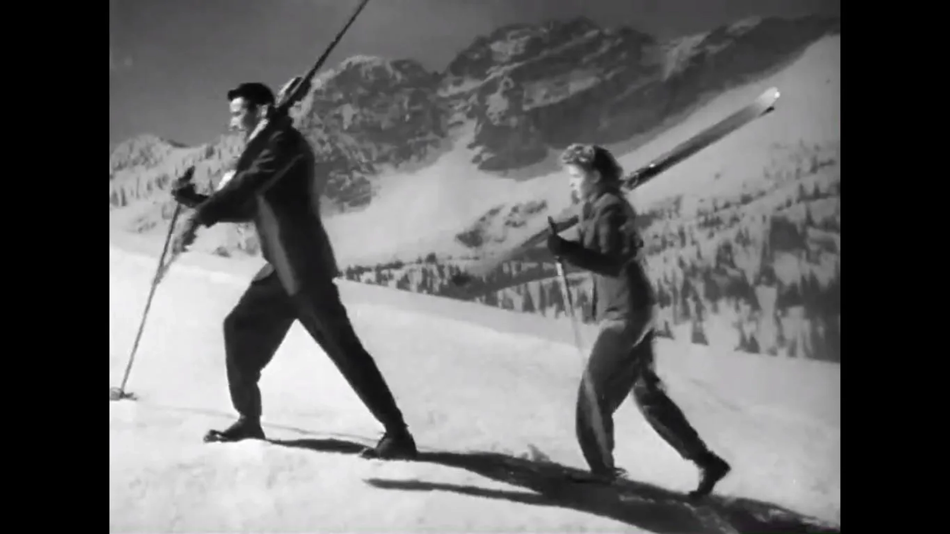 Ingrid Bergman and Gregory Peck in Spellbound (1945)