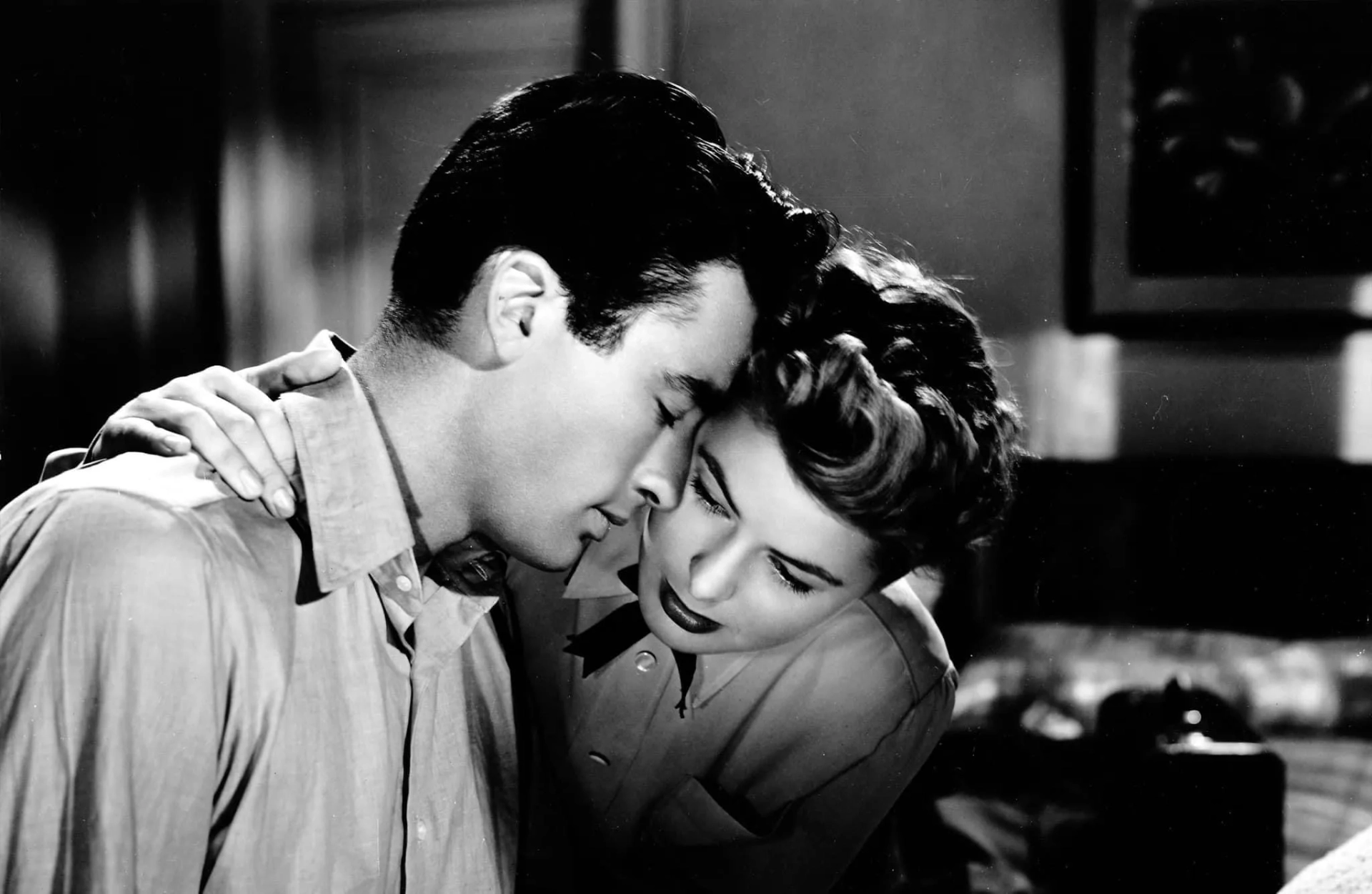Ingrid Bergman and Gregory Peck in Spellbound (1945)